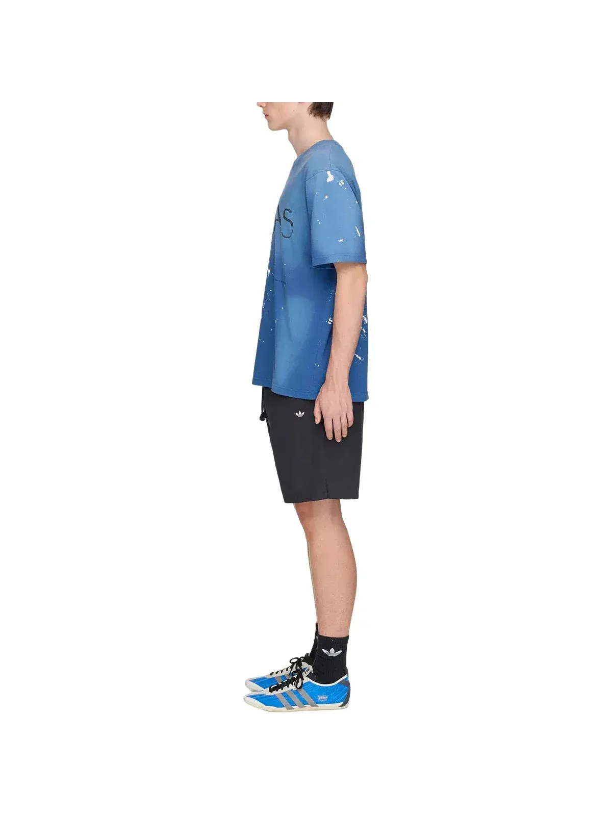 Футболка с коротким рукавом Adidas x SFTM 007 — изображение 4 из 5, синий