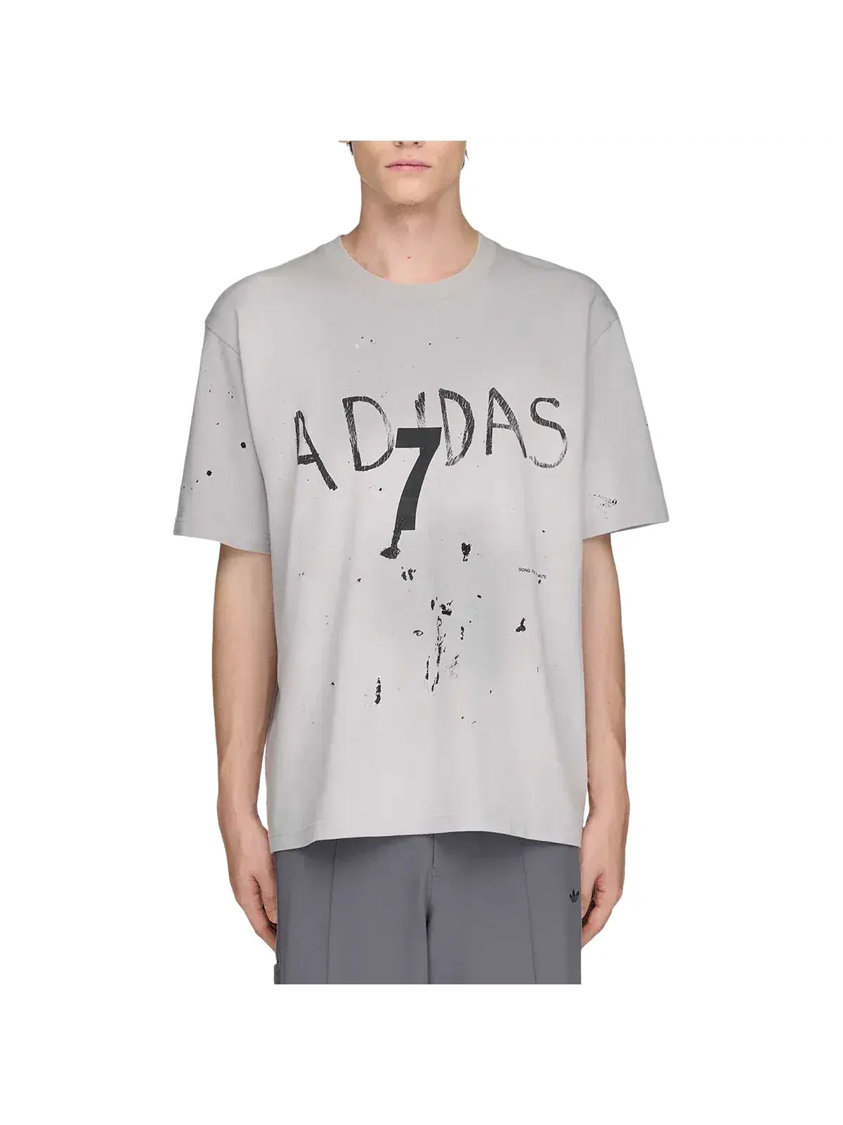 Футболка с коротким рукавом Adidas x SFTM 007, цвет «Серый два», KS1342 — изображение 3 из 5