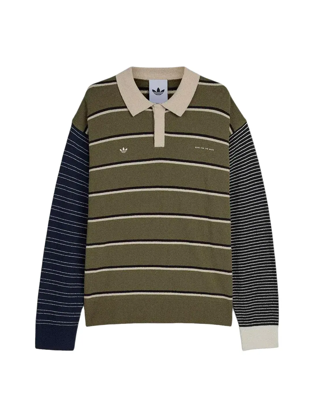 Футболка с длинными рукавами Adidas x SFTM 007 — изображение 1 из 5, зеленый