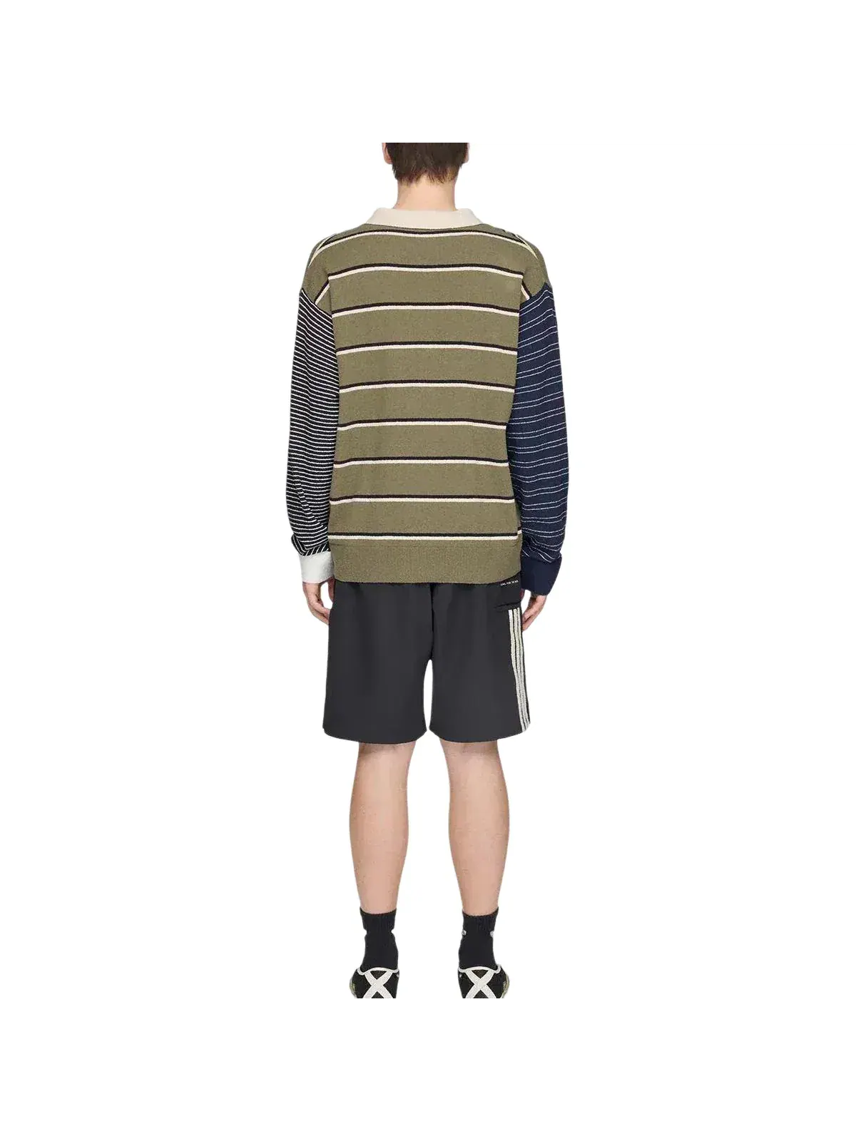 Футболка с длинными рукавами Adidas x SFTM 007 — изображение 4 из 5, зеленый