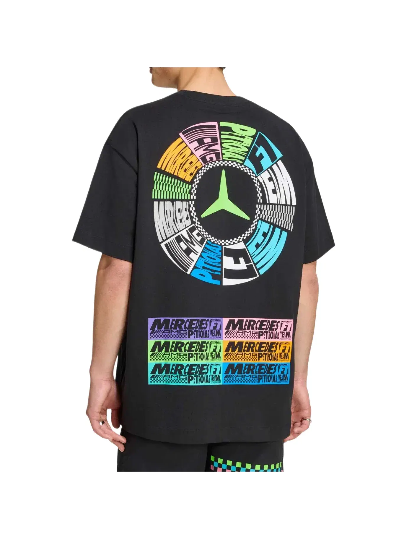 Мужская футболка Adidas x Mercedes-AMG Petronas Formula 1 Team Light On Tee — изображение 3 из 3, черный