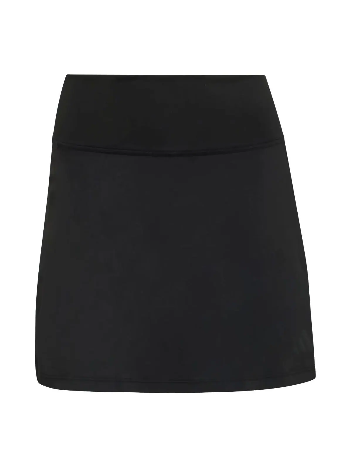 (WMNS) Шорты-юбка Adidas Optime Skort с интегрированными велосипедными шортами, цвет «Черный карбон», модель