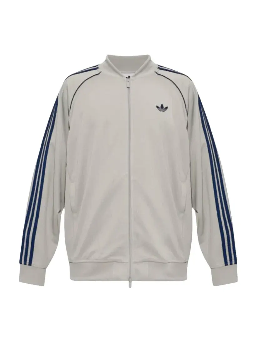 Мужская куртка свободного кроя Adicolor Classics Loose Track Jacket Adidas — изображение 1 из 3, серый