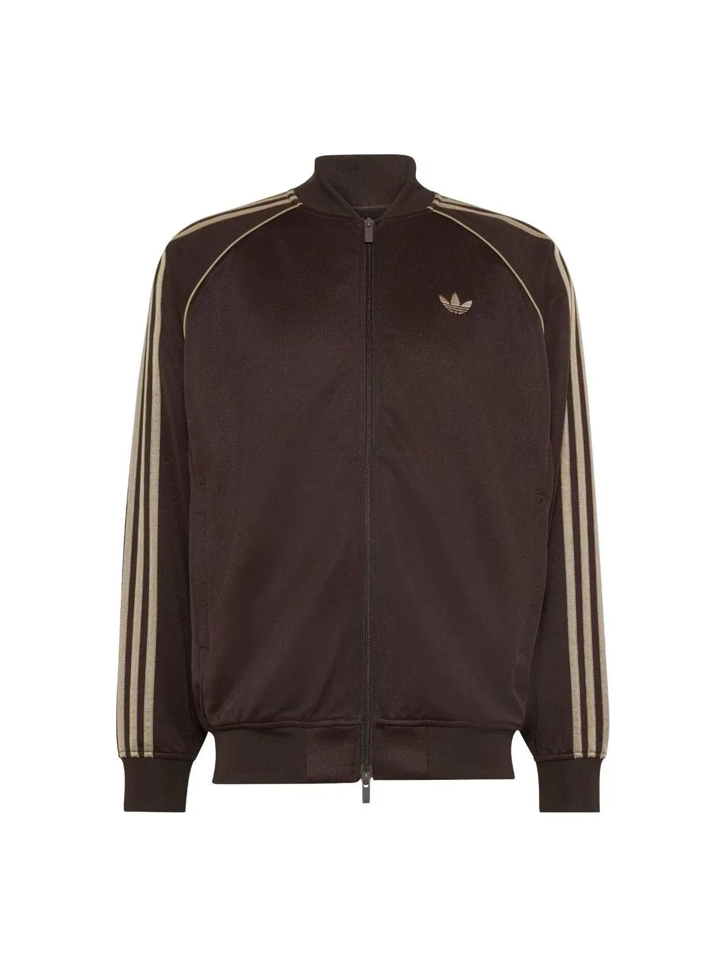 Мужская куртка с длинным рукавом Adicolor Classics Loose Track Adidas — изображение 1 из 3, коричневый