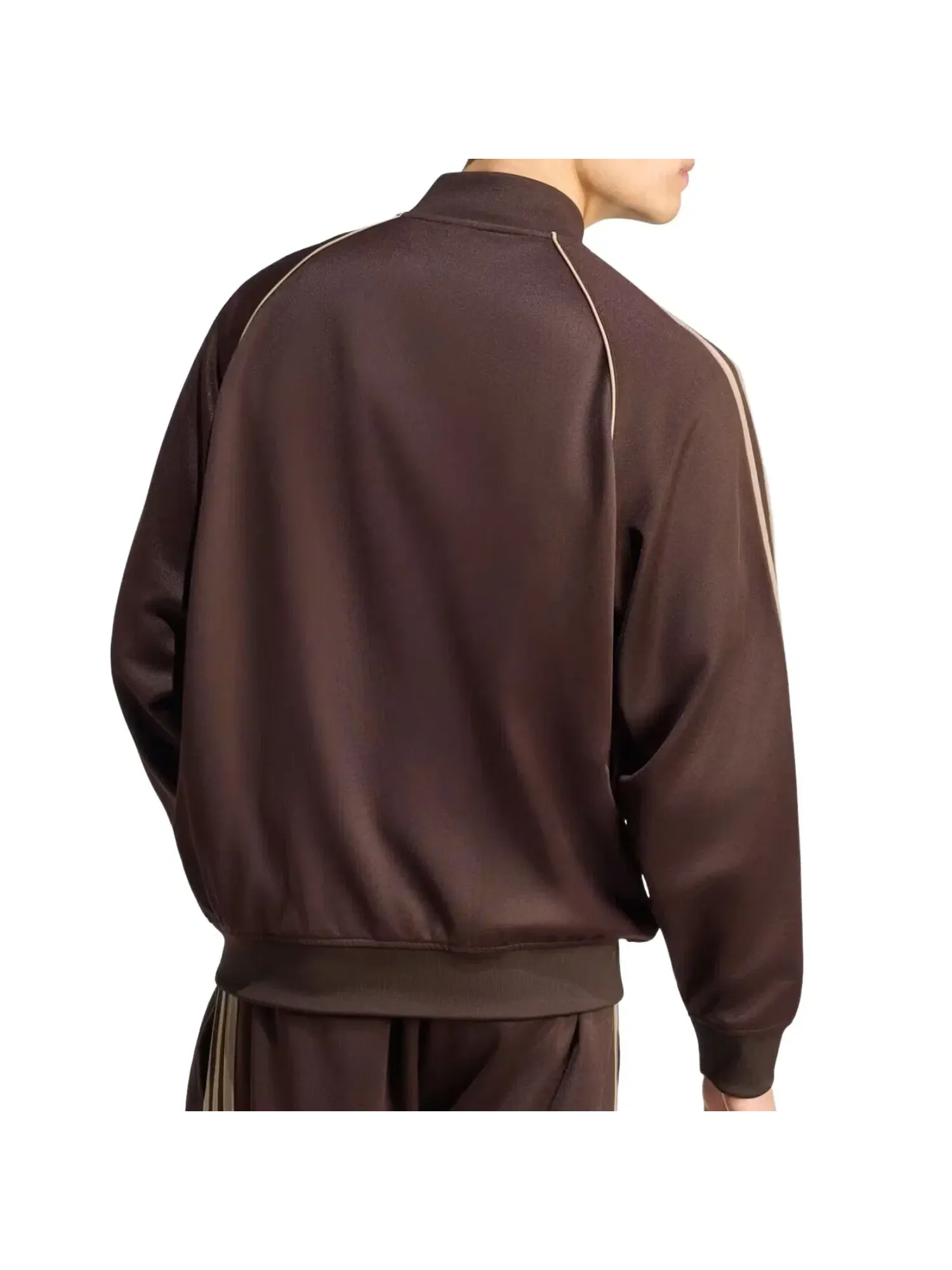 Мужская куртка с длинным рукавом Adicolor Classics Loose Track Adidas — изображение 3 из 3, коричневый