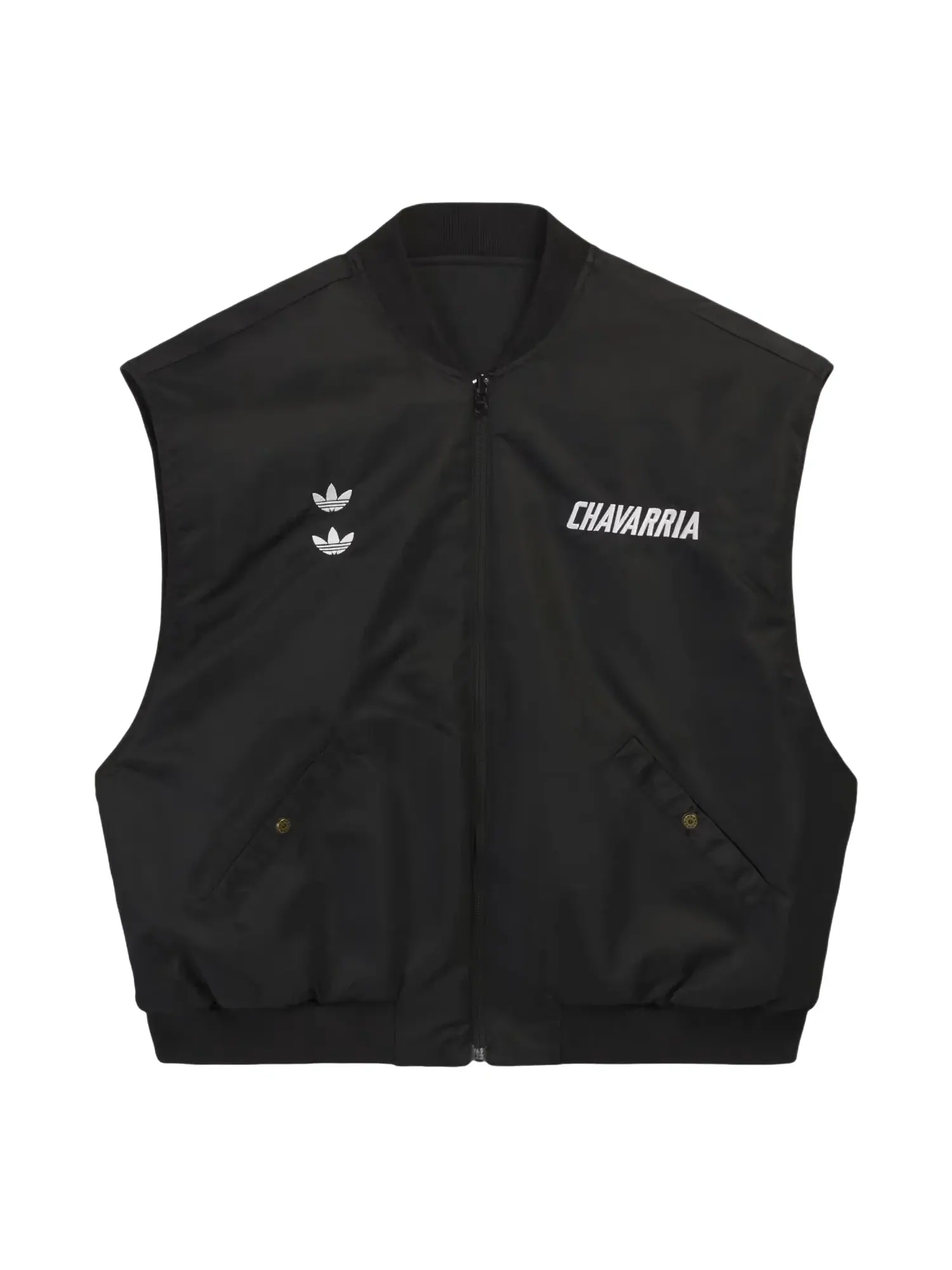 Мужской жилет с принтом Adidas x Chavarria Down Vest — изображение 1 из 5, черный