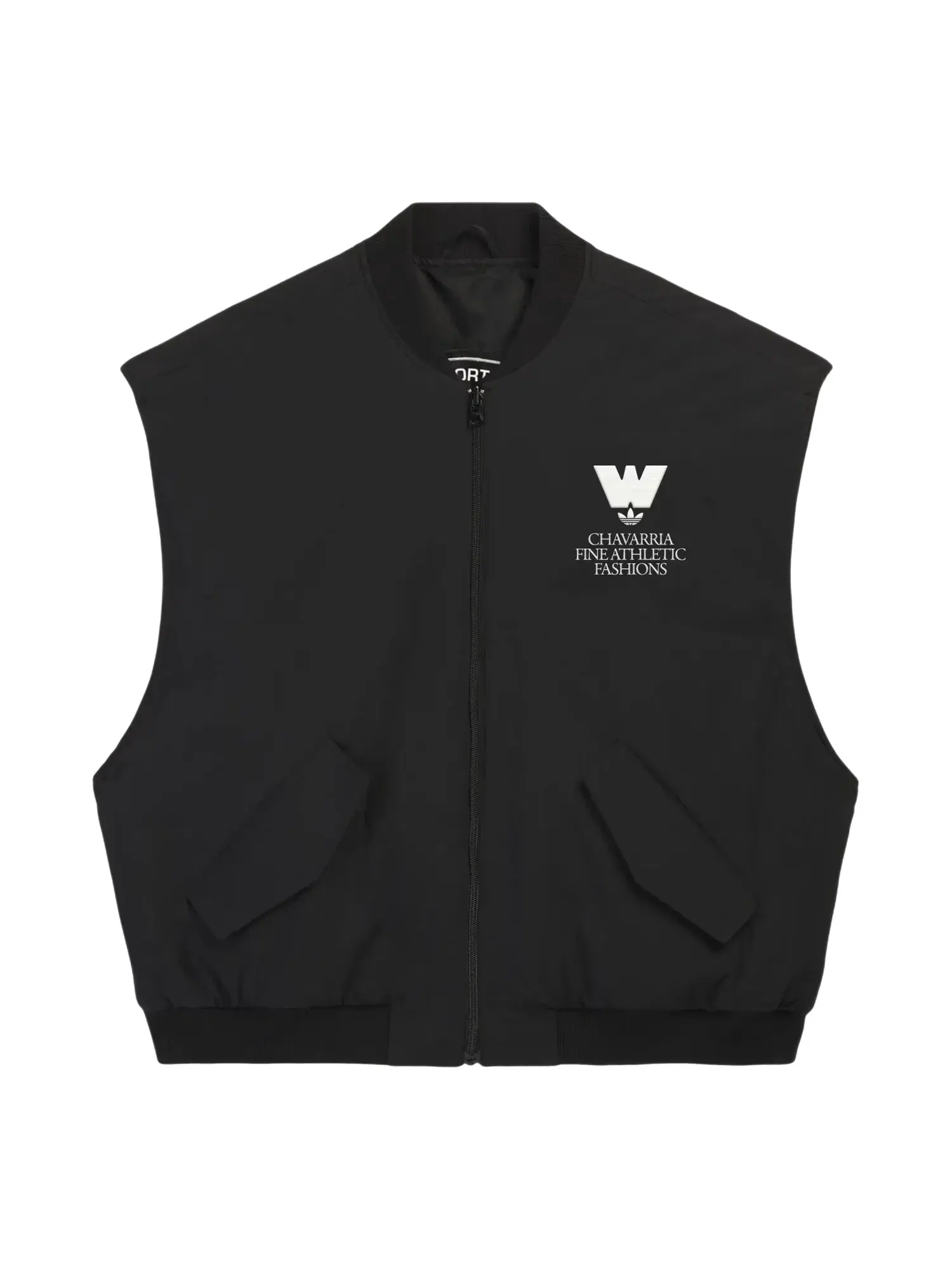 Мужской жилет с принтом Adidas x Chavarria Down Vest — изображение 2 из 5, черный