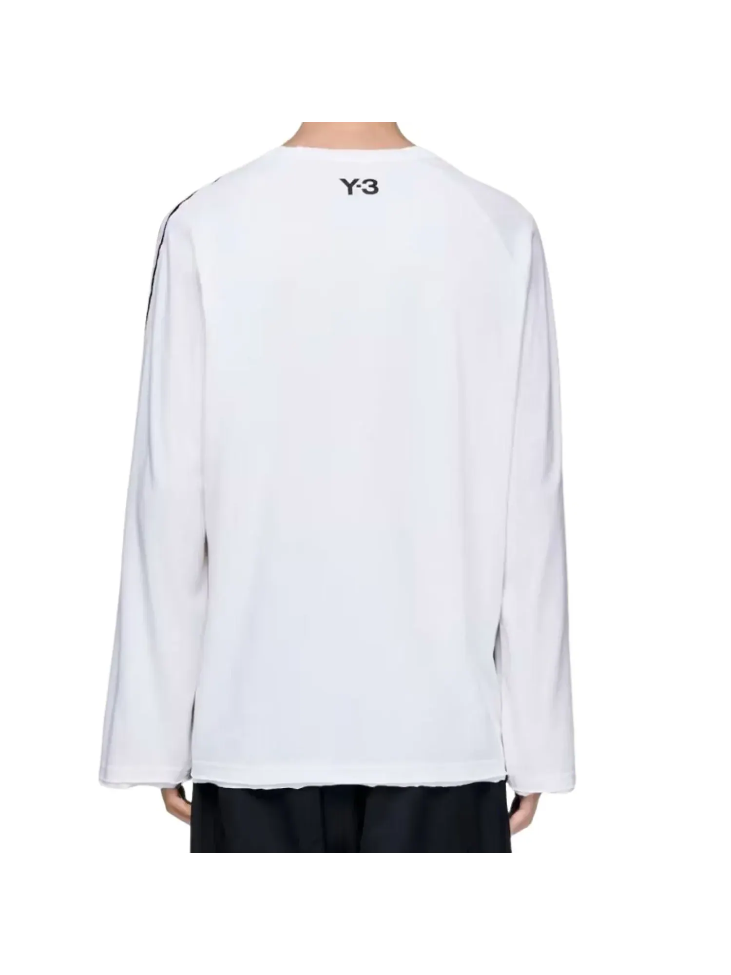 Футболка с длинным рукавом Adidas Y-3 3-Stripes — изображение 4 из 4, белый