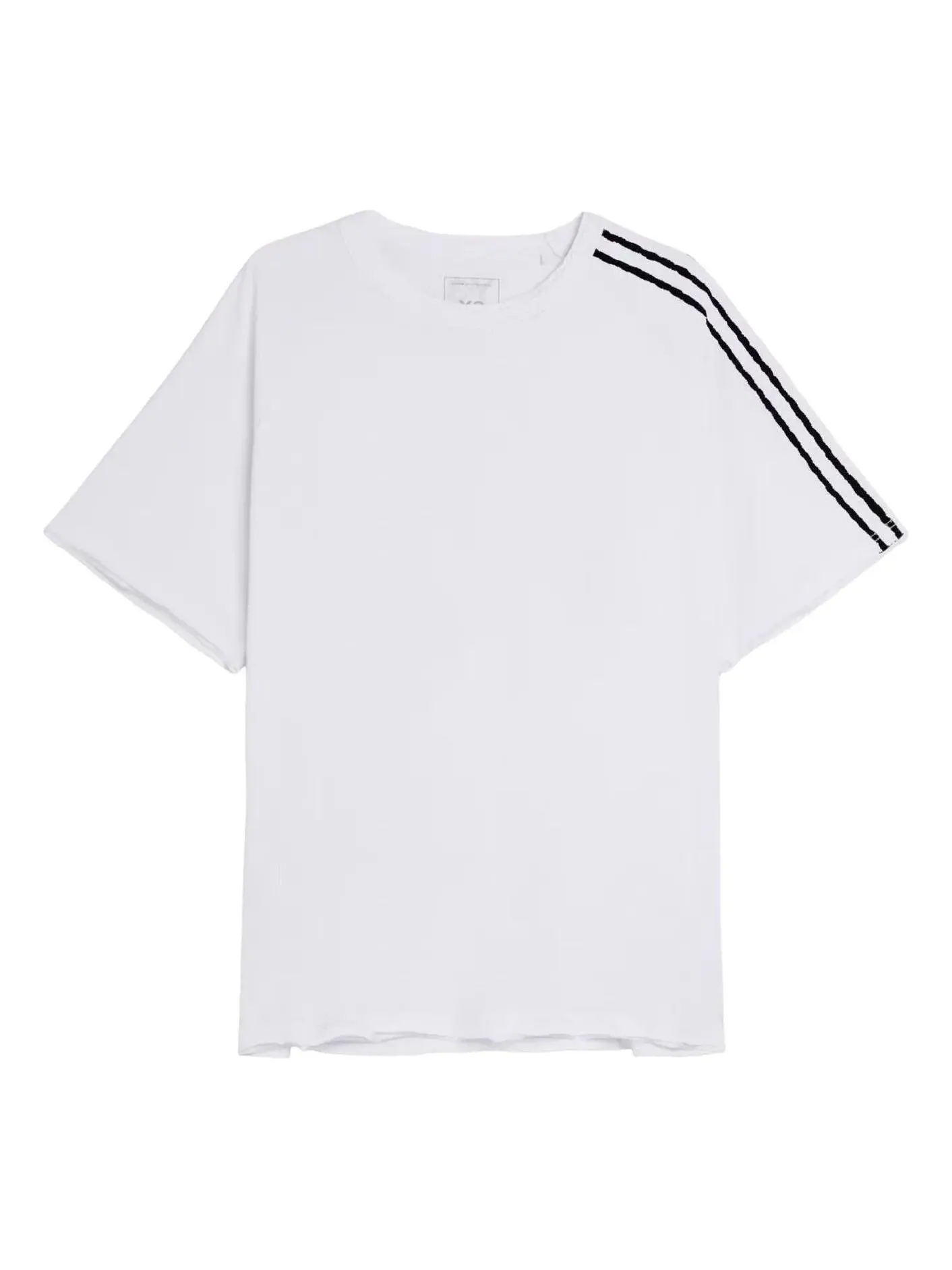 Футболка Adidas Y-3 с тремя полосками — изображение 1 из 4, белый