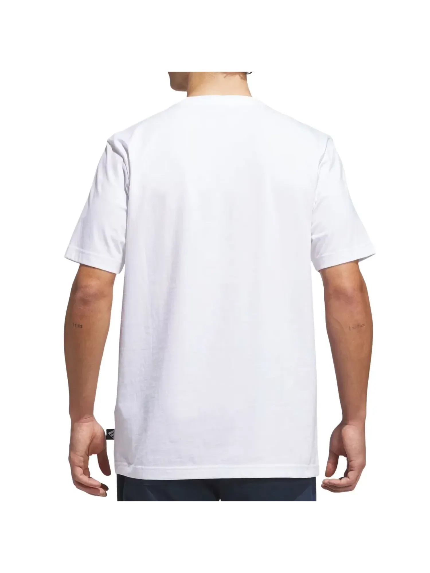 Мужская футболка с графическим принтом Adidas Elevated Chip Graphic T-Shirt — изображение 3 из 3, белый