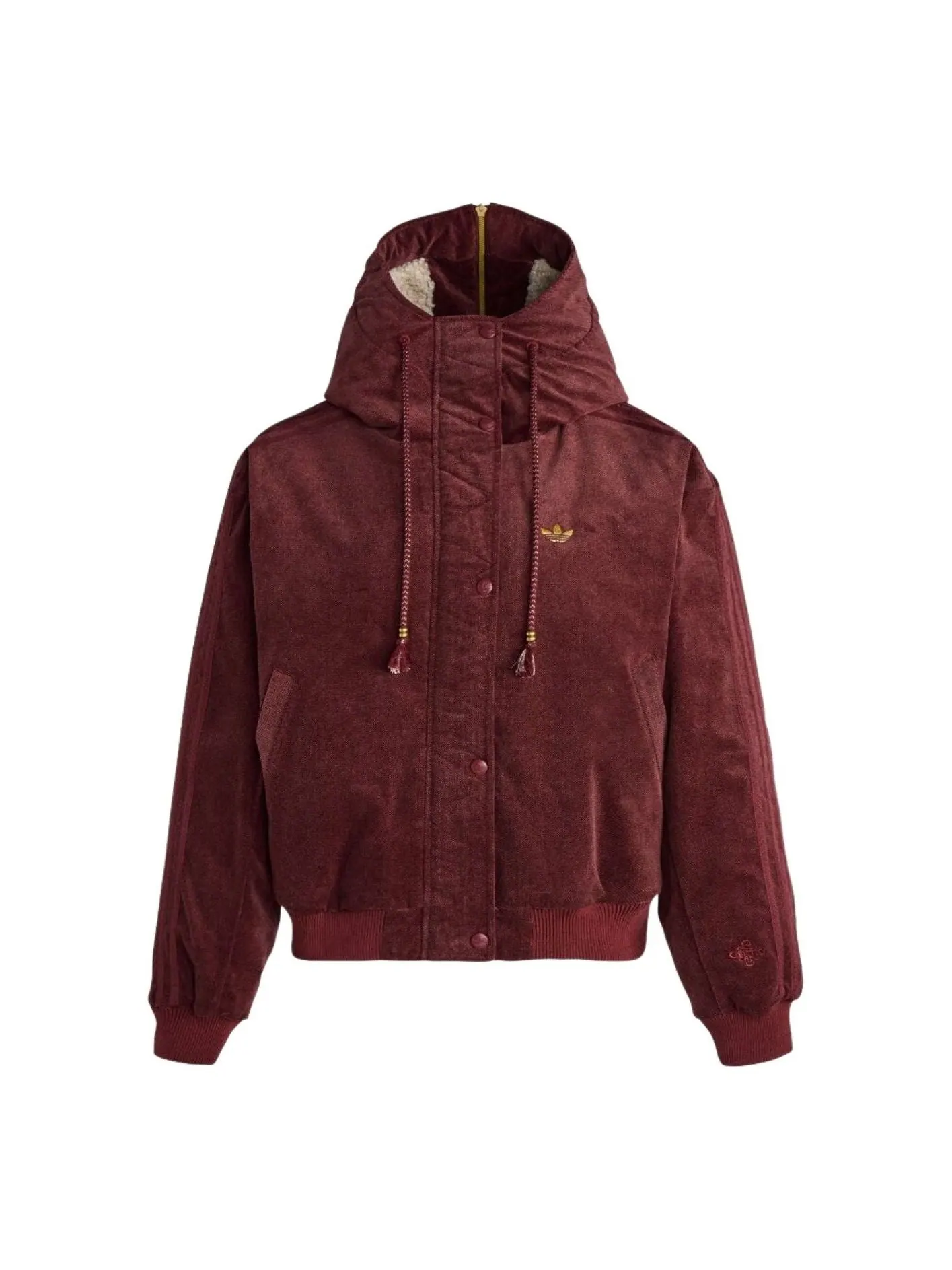 (WMNS) Утепленная куртка Adidas LNY Collegiate Burgundy — изображение 1 из 2, бордовый