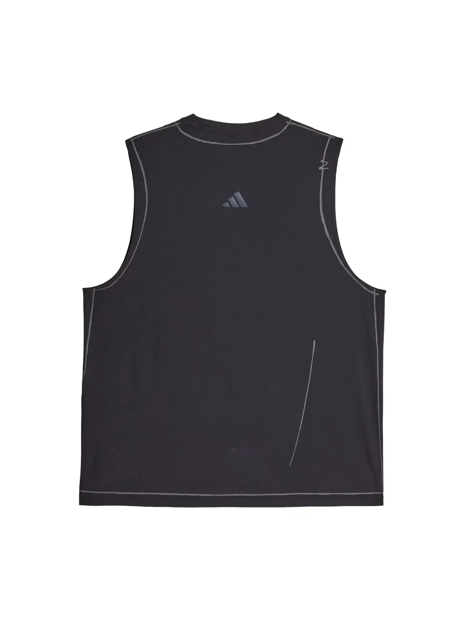 Беговая майка Adidas x SFTM adi365, черная, KT0774 — изображение 2 из 2, черный