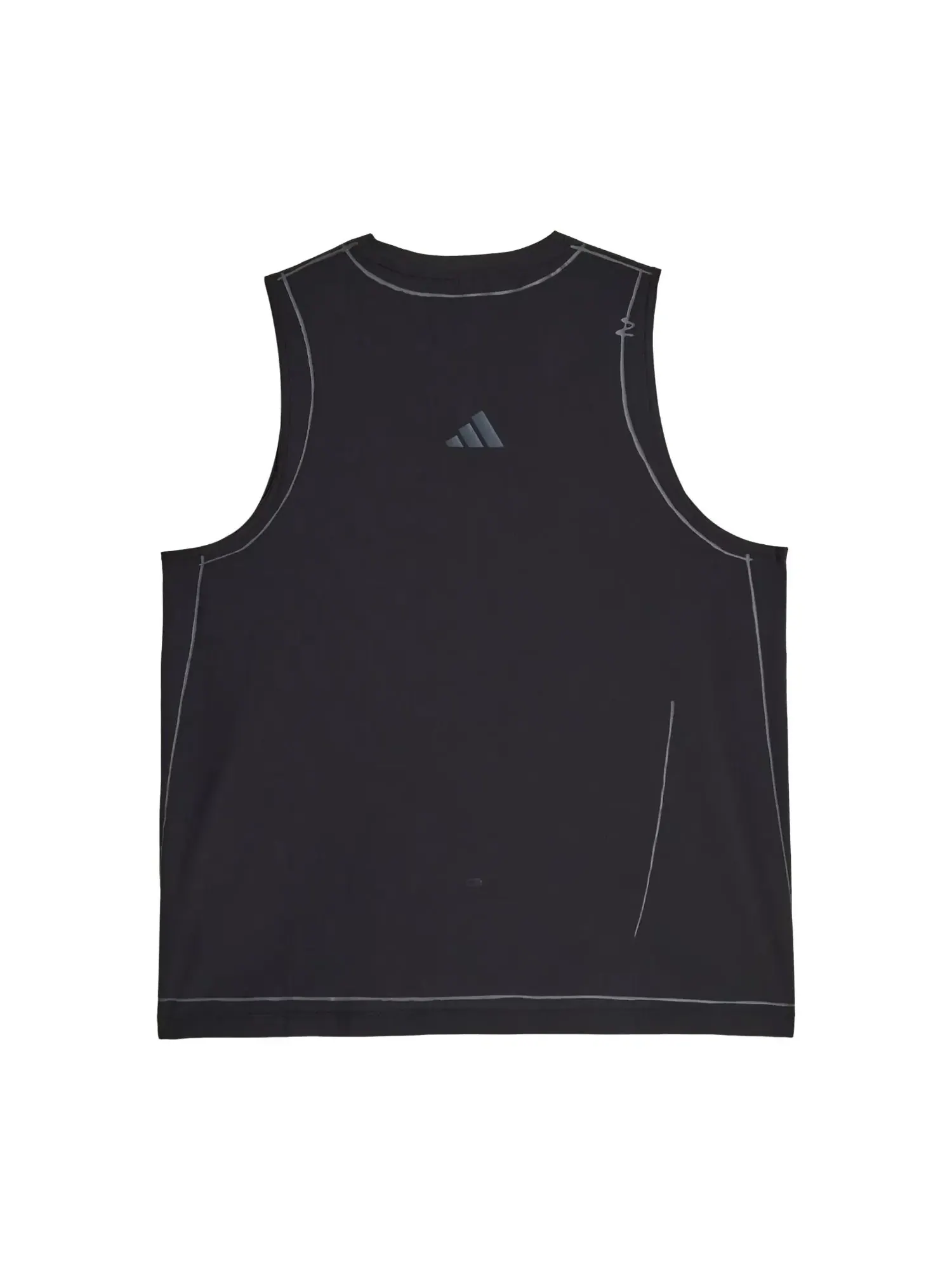 Беговая майка Adidas x SFTM adi365, черная, KT0776 — изображение 2 из 2, черный