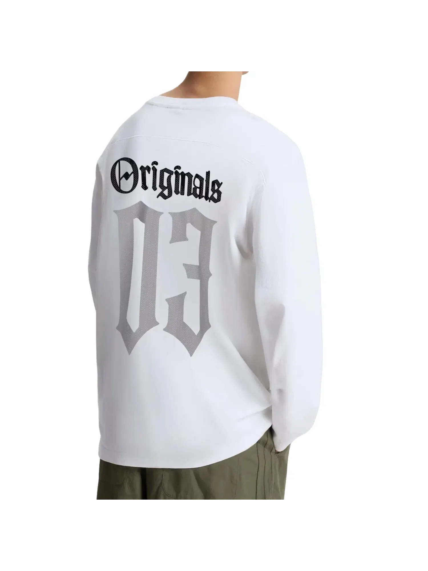 Мужская футболка с длинным рукавом Adidas OG M Tee LS T-Shirt — изображение 3 из 3, белый