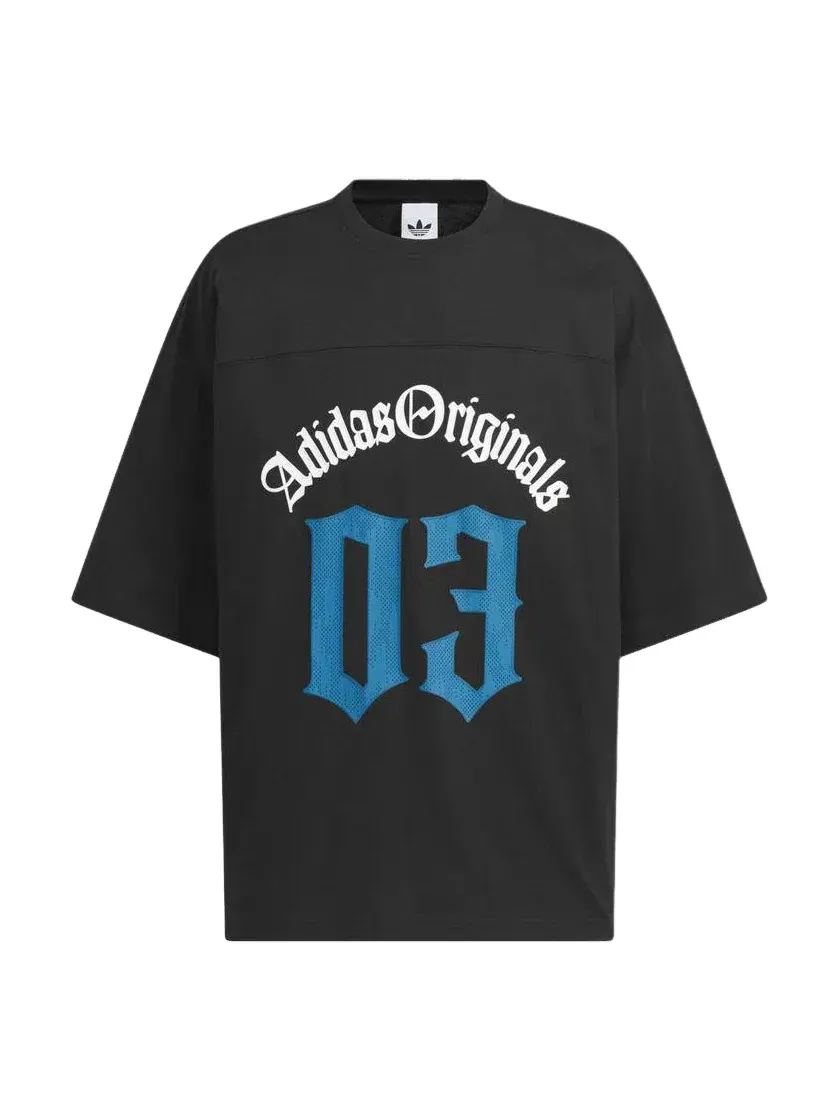 Футболка Adidas Oversized Fit, цвет «черный», KT3039 — изображение 1 из 3