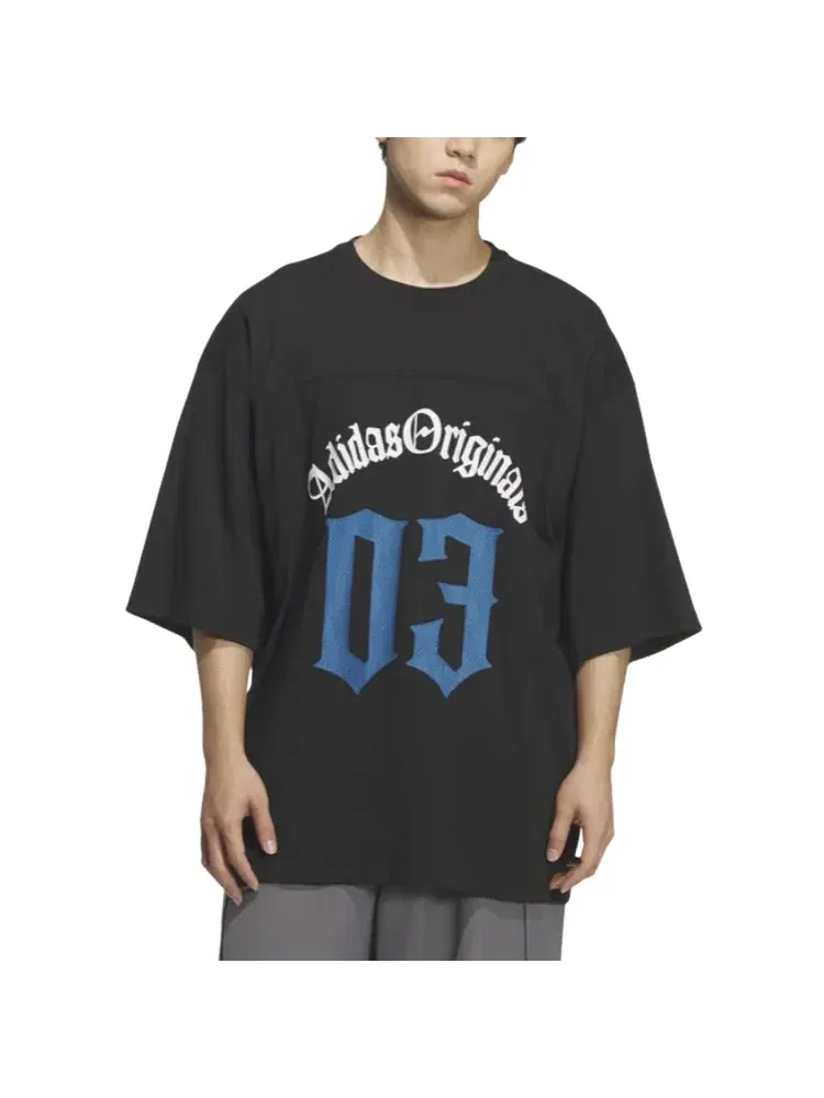Футболка Adidas Oversized Fit, цвет «черный», KT3039 — изображение 2 из 3