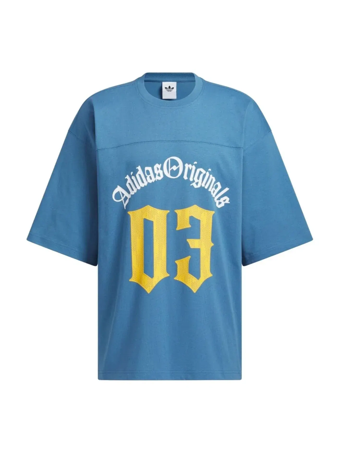 Футболка Adidas Oversized Fit, цвет «синий», KT3040 — изображение 1 из 3