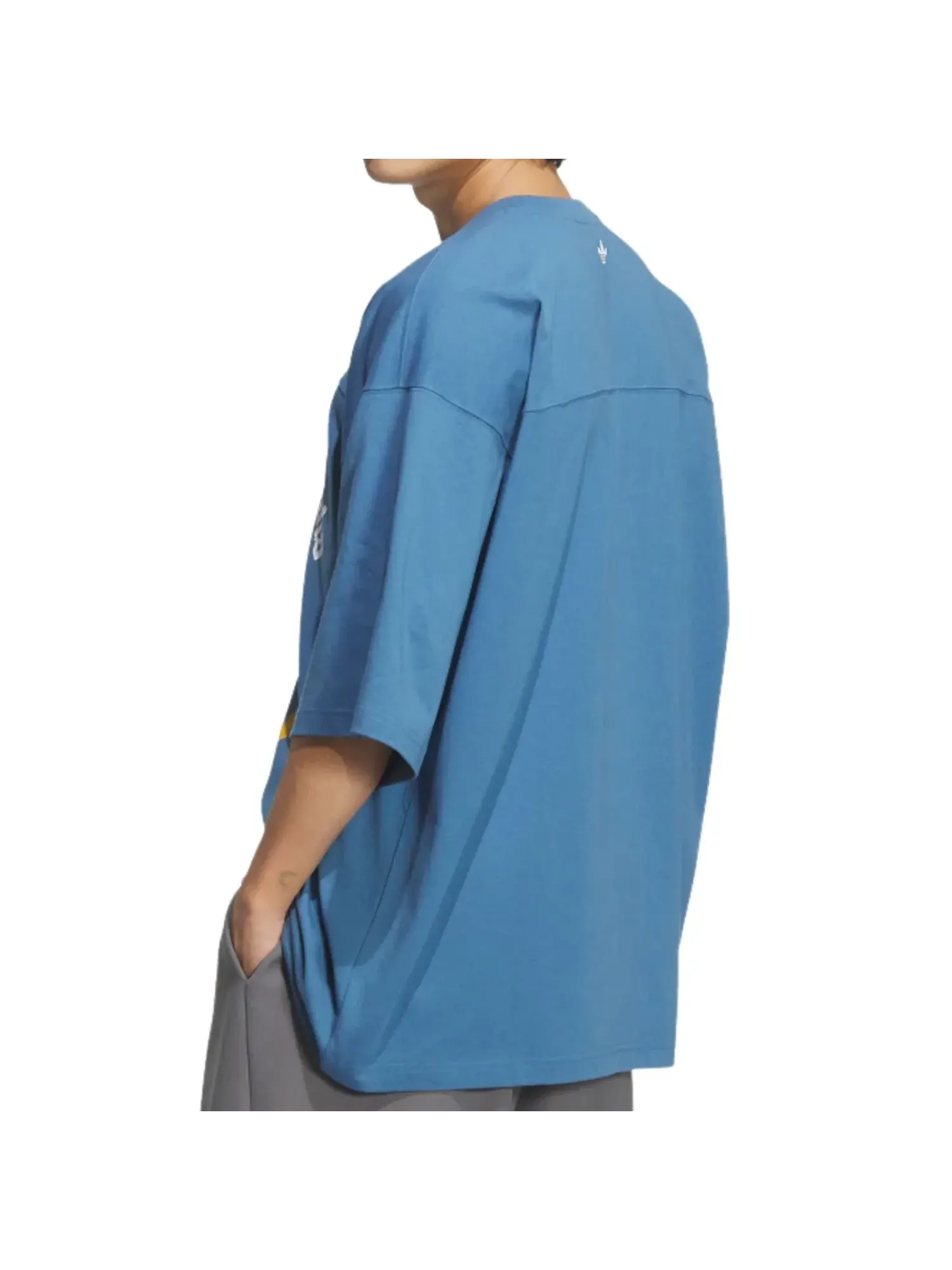 Футболка Adidas Oversized Fit, цвет «синий», KT3040 — изображение 3 из 3