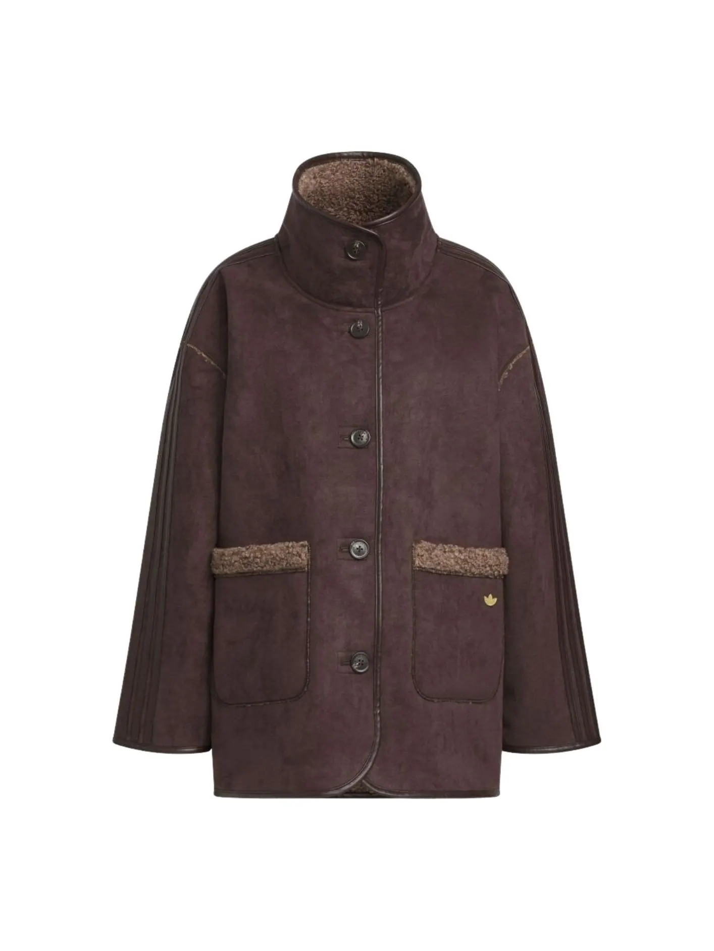 (WMNS) Куртка Adidas Crafted Jacket 'Aurora Coffee Earth Strata' — изображение 1 из 5, серый