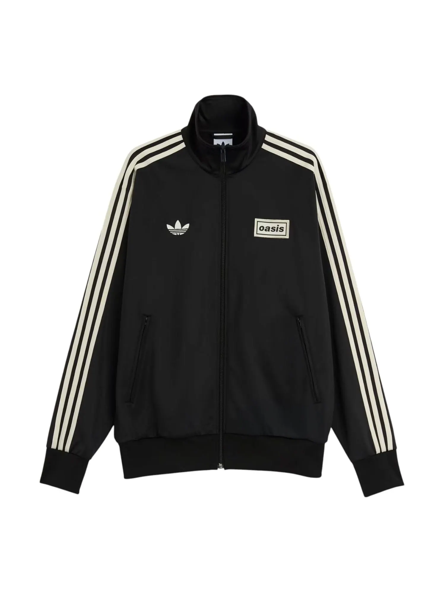 Куртка adidas x Oasis Tour Firebird Track Top Jacket 'Black' — изображение 1 из 2, черный