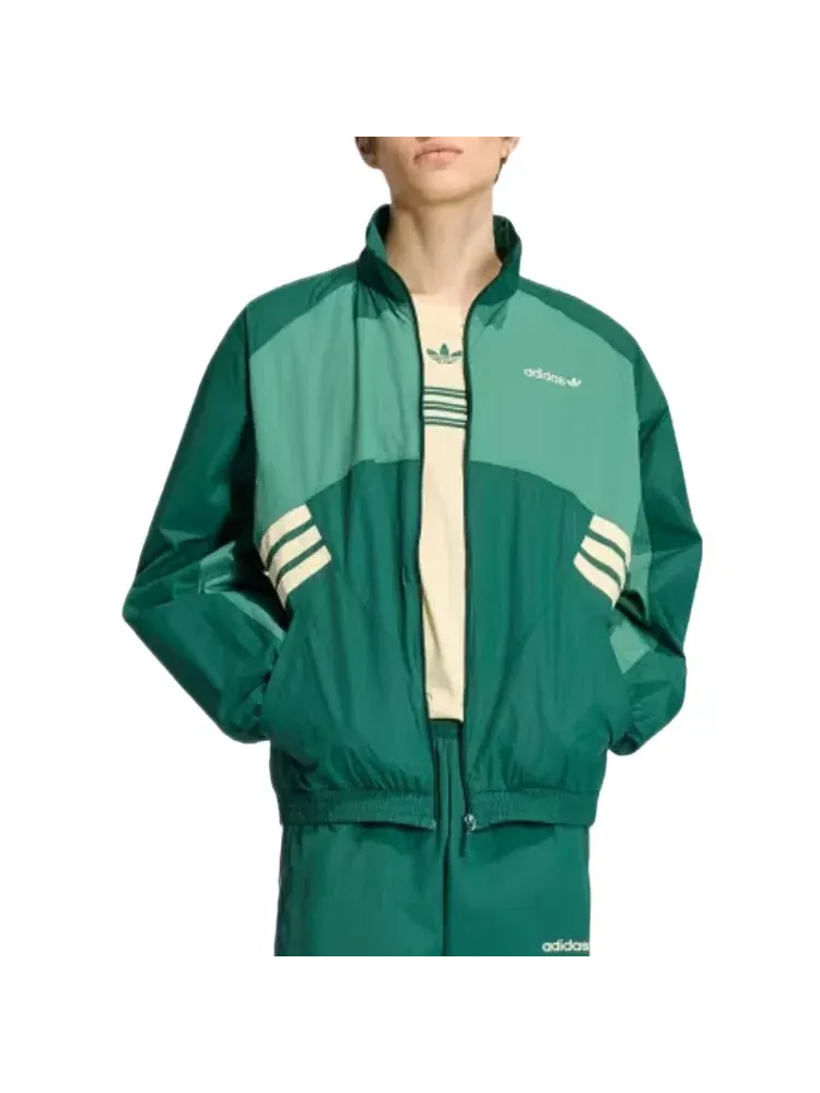 Мужская куртка с воротником-стойкой Munich 93 Track Jacket Adidas — изображение 2 из 4, зеленый