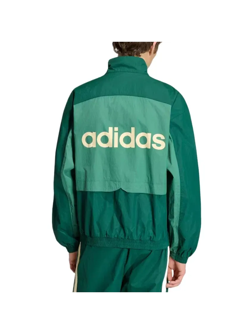 Мужская куртка с воротником-стойкой Munich 93 Track Jacket Adidas — изображение 4 из 4, зеленый