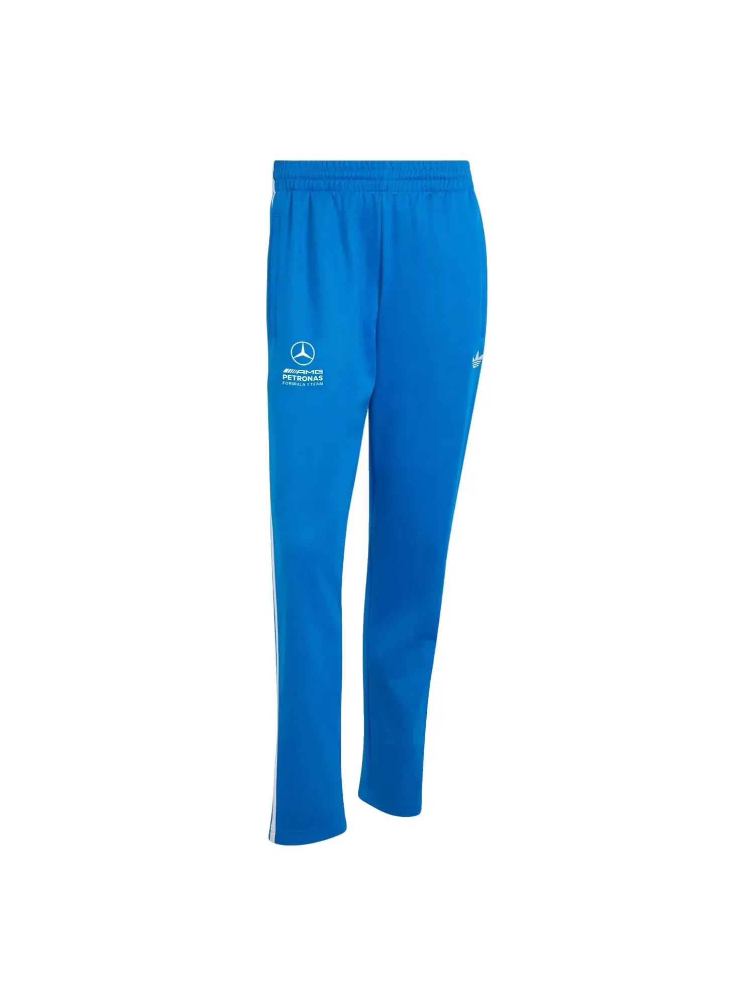 Мужские спортивные штаны с принтом Adidas x Mercedes AMG Petronas Formula 1 Team Blue Wonder Track Pant — изображение 1 из 3