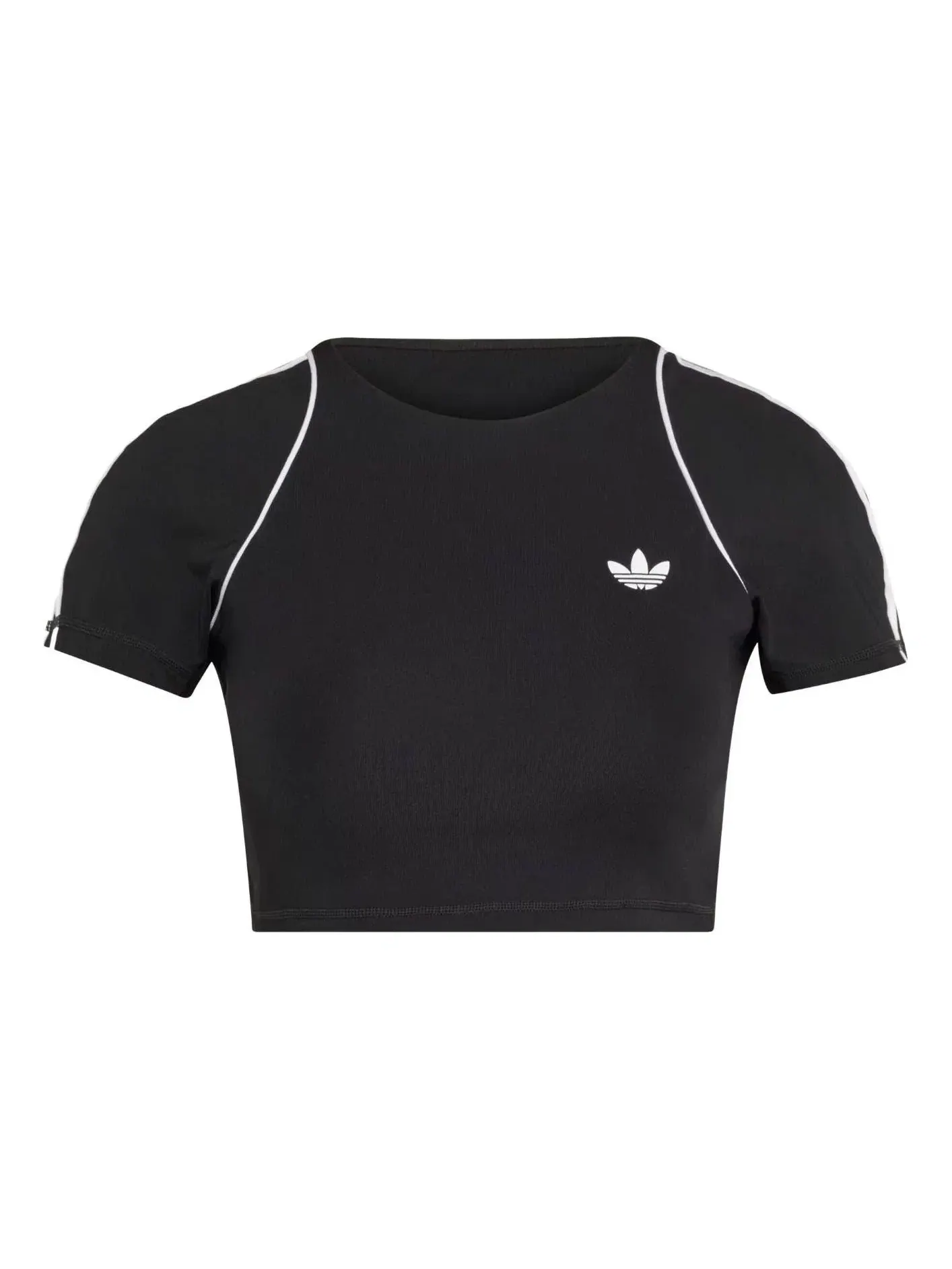 Женская футболка Superstar Bra T-Shirt Adidas — изображение 1 из 3, черный