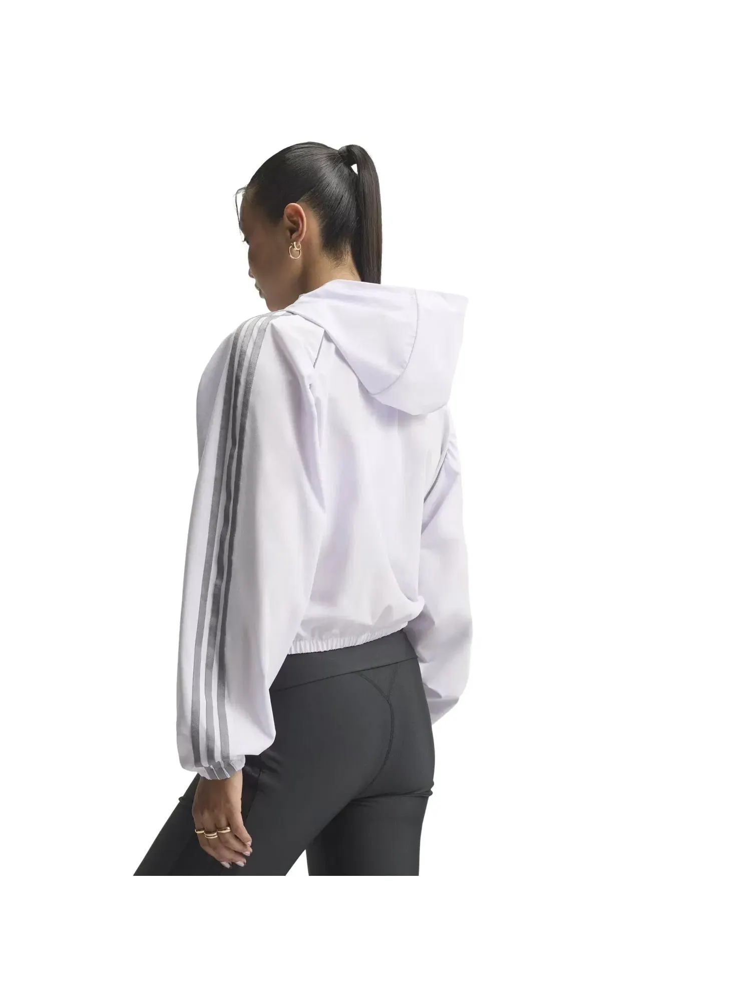 Женская футболка с длинным рукавом Sport Coverup Adidas — изображение 2 из 2, фиолетовый
