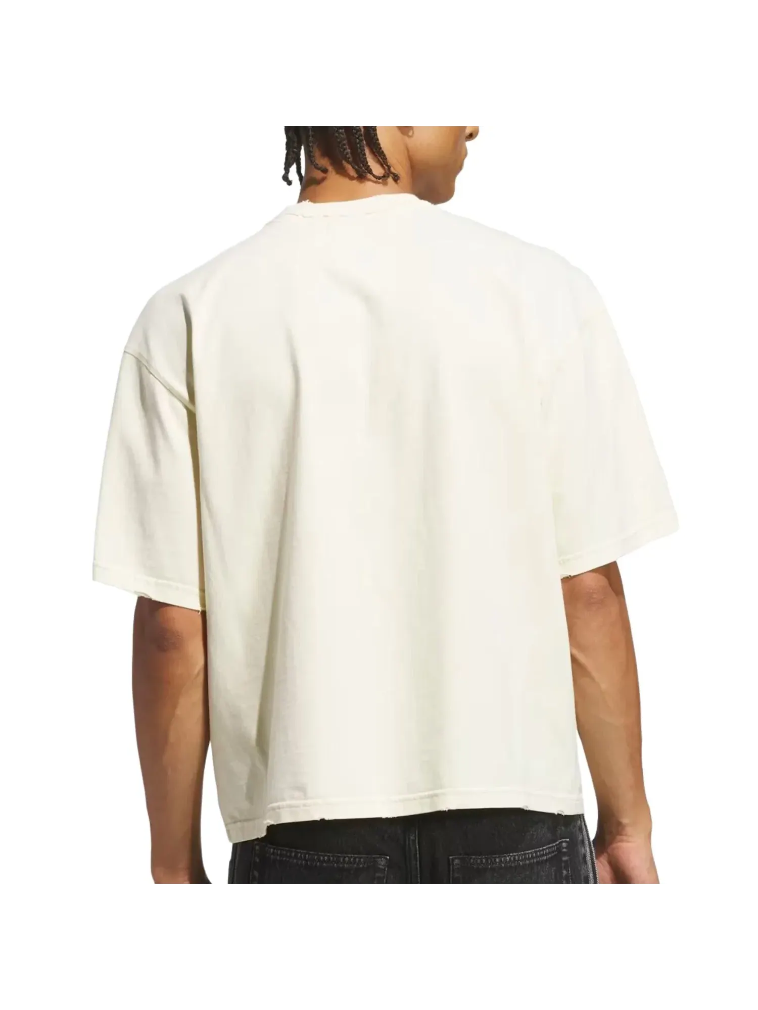 Мужская футболка с графическим принтом AOA Graphic T-Shirt Adidas — изображение 3 из 3, белый