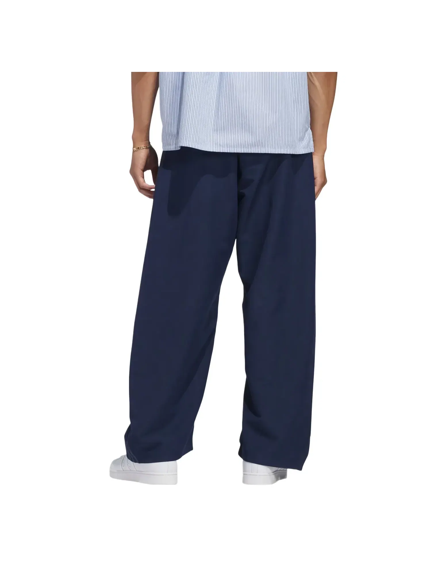 Мужские брюки с принтом Woven Barrel Pants Adidas — изображение 3 из 3, темно-синий