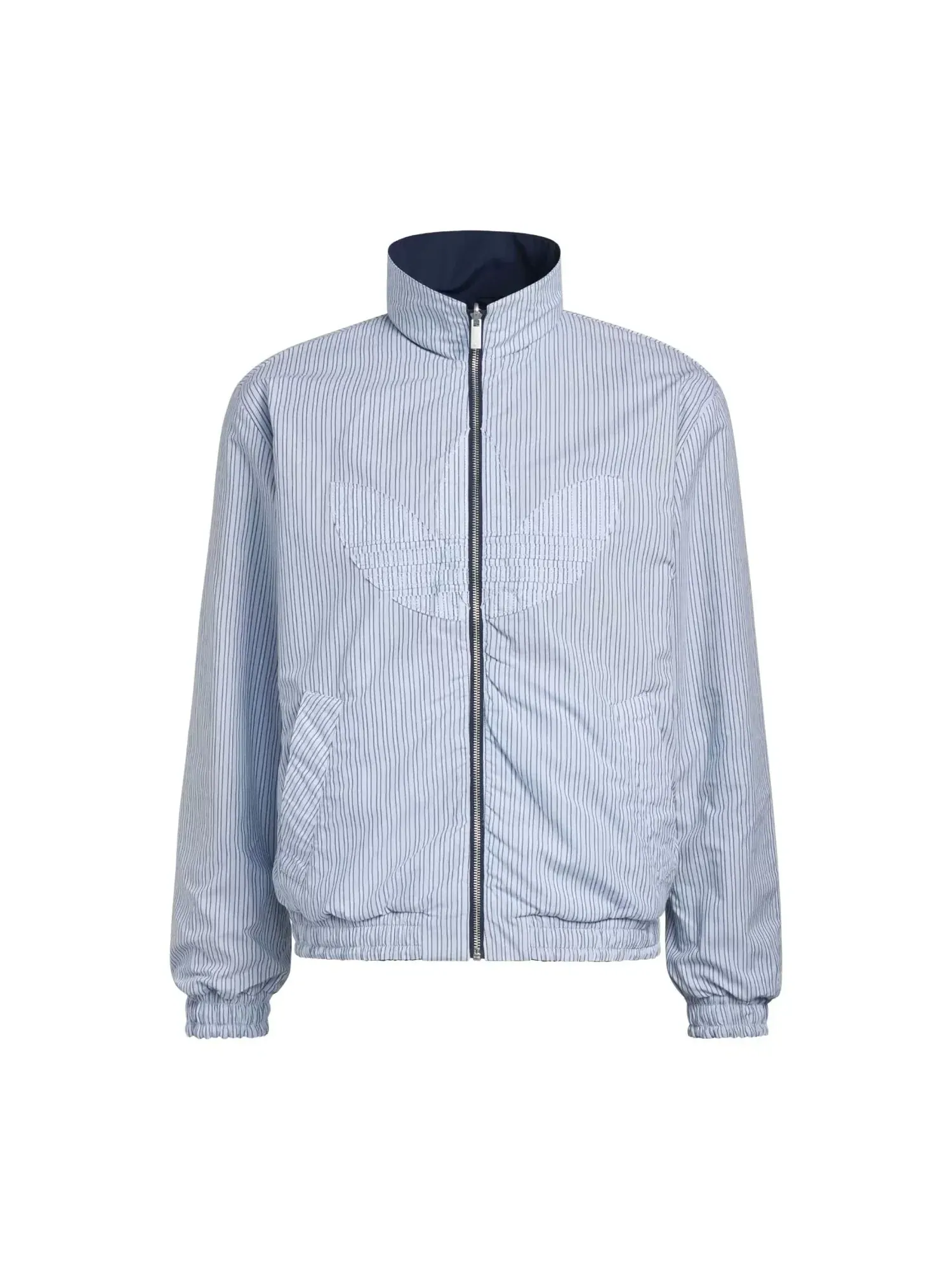 Мужская куртка-бомбер с длинным рукавом Adidas Firebird Coach Jacket — изображение 2 из 5, темно-синий