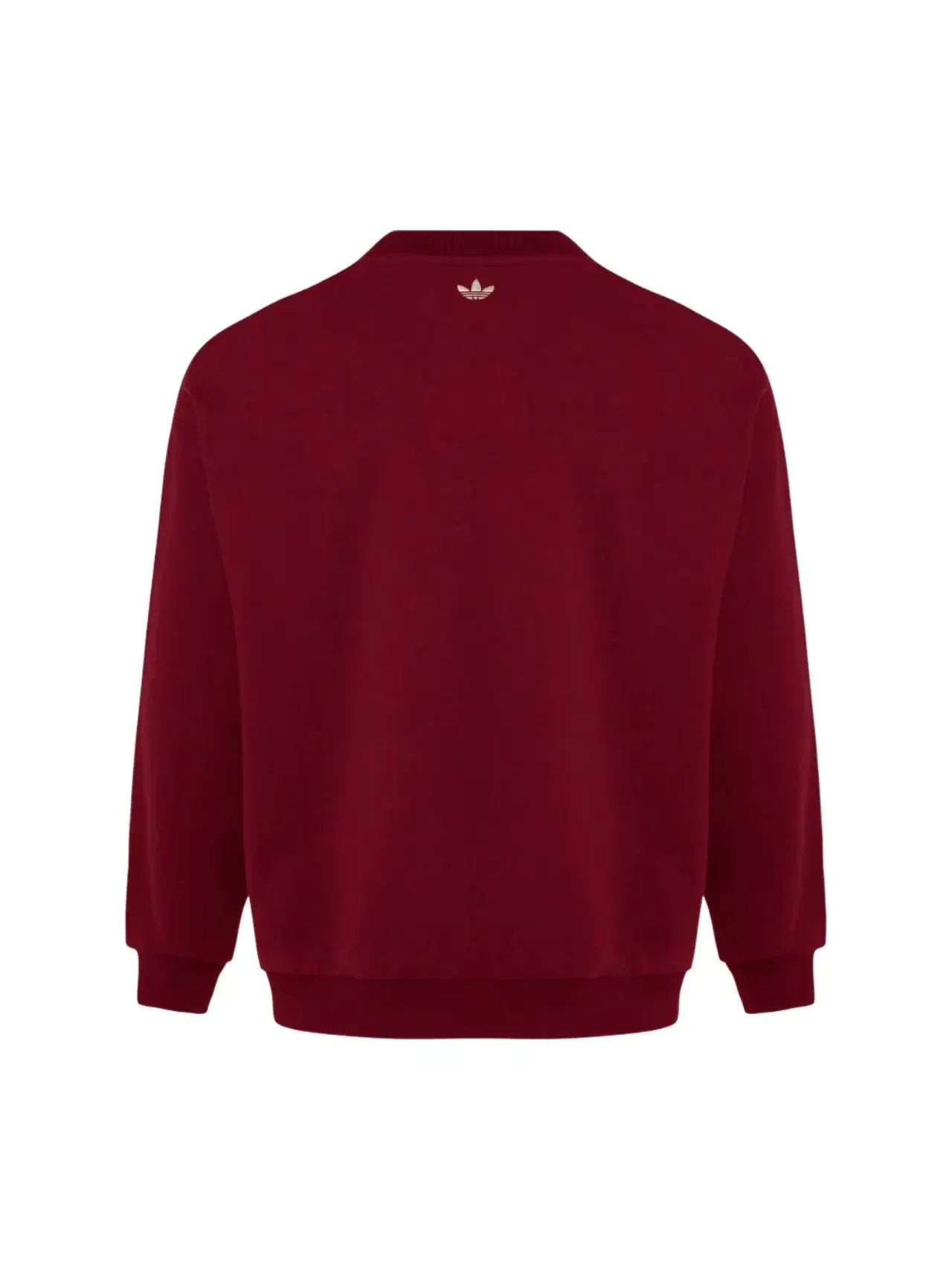 Свитер Adidas FW25 Crafted Crewneck — изображение 2 из 2, бордовый