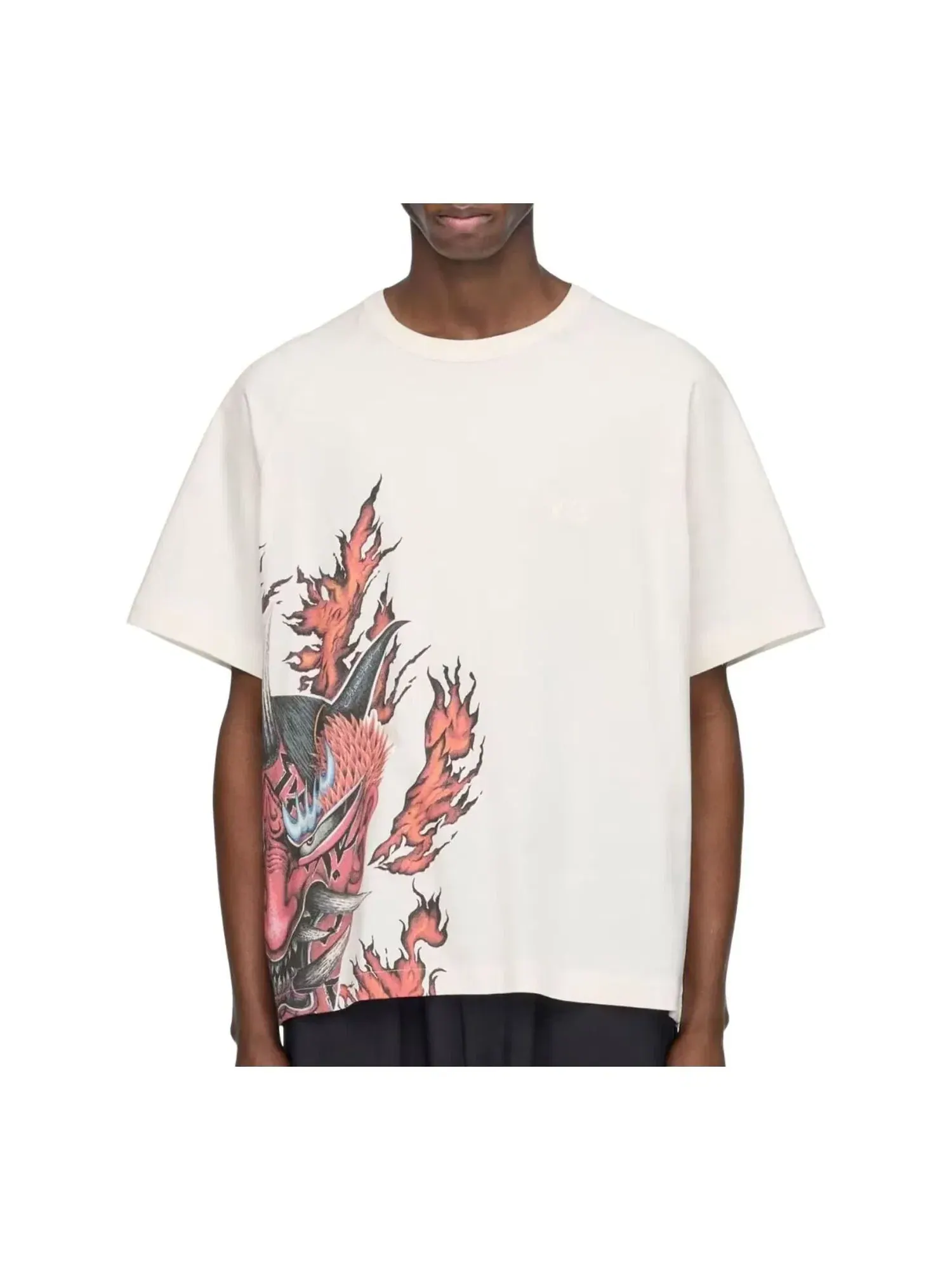 Мужская футболка с графическим принтом Adidas x Y-3 Graphic T-shirt — изображение 1 из 3, белый