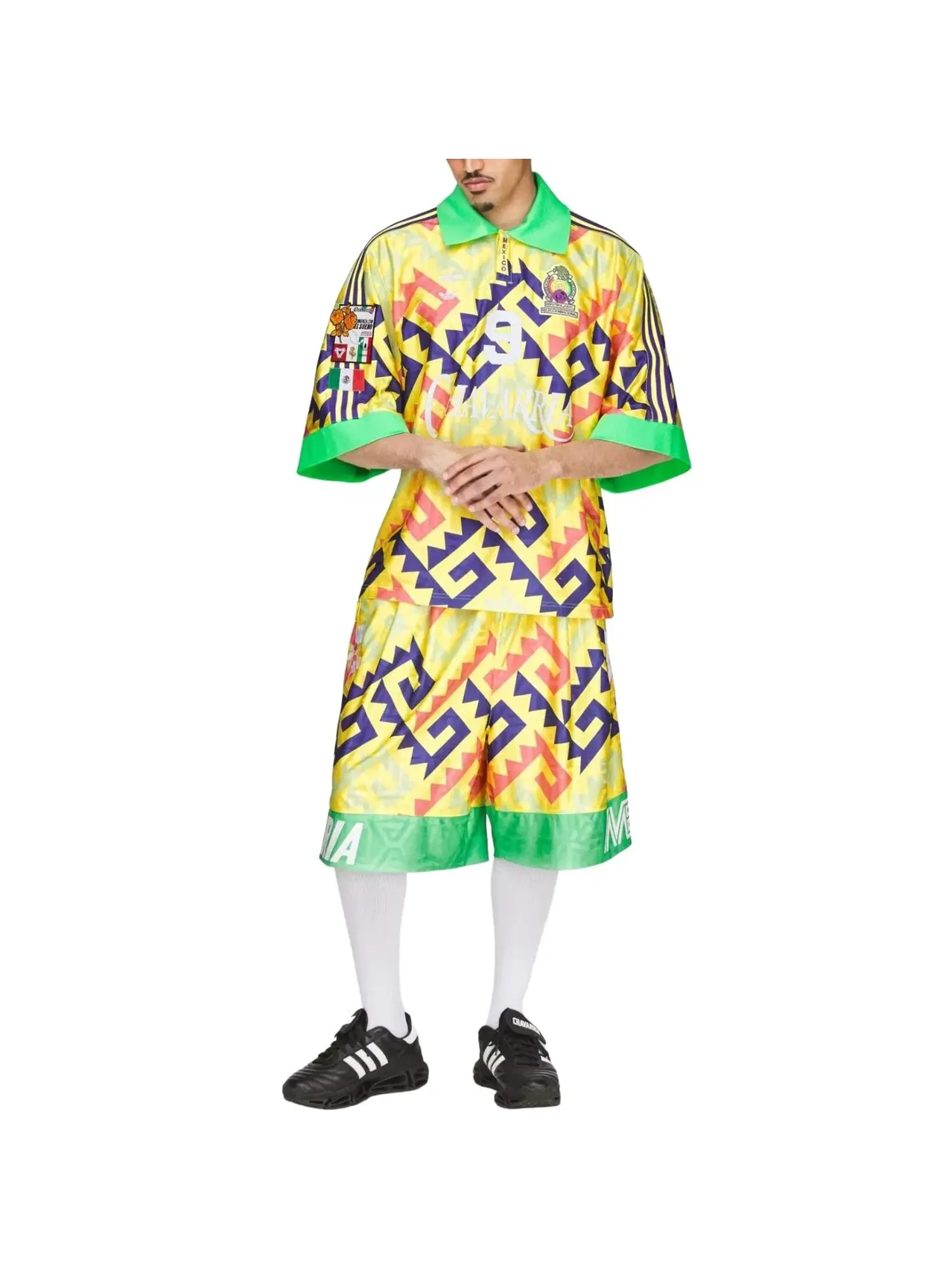 Мужская футболка Adidas x Chavarria AOP Goalkeeper Jersey Asia Sizing — изображение 4 из 5, желтый