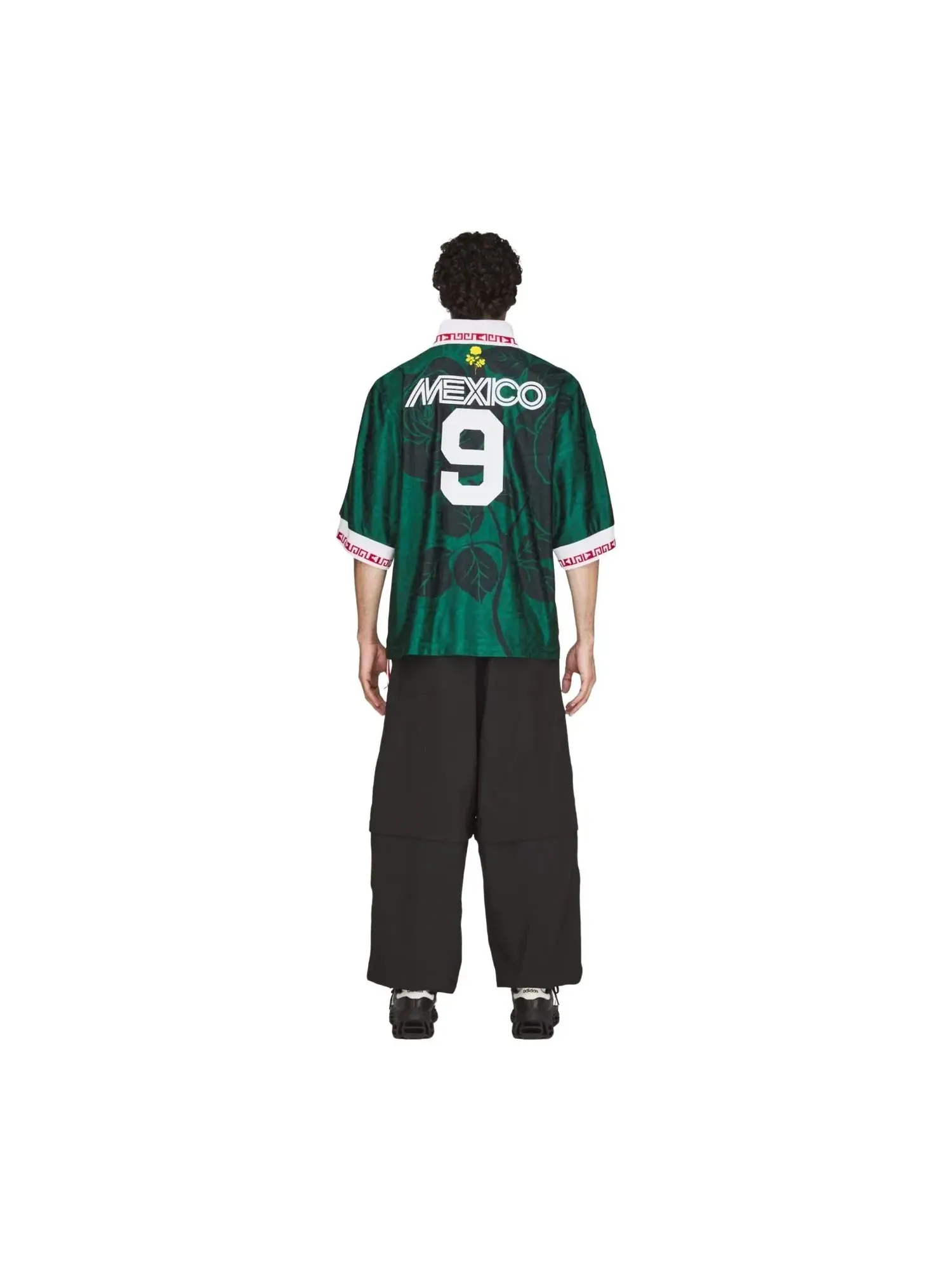 Мужская футболка с принтом Adidas x Chavarria Jersey — изображение 5 из 5, зеленый