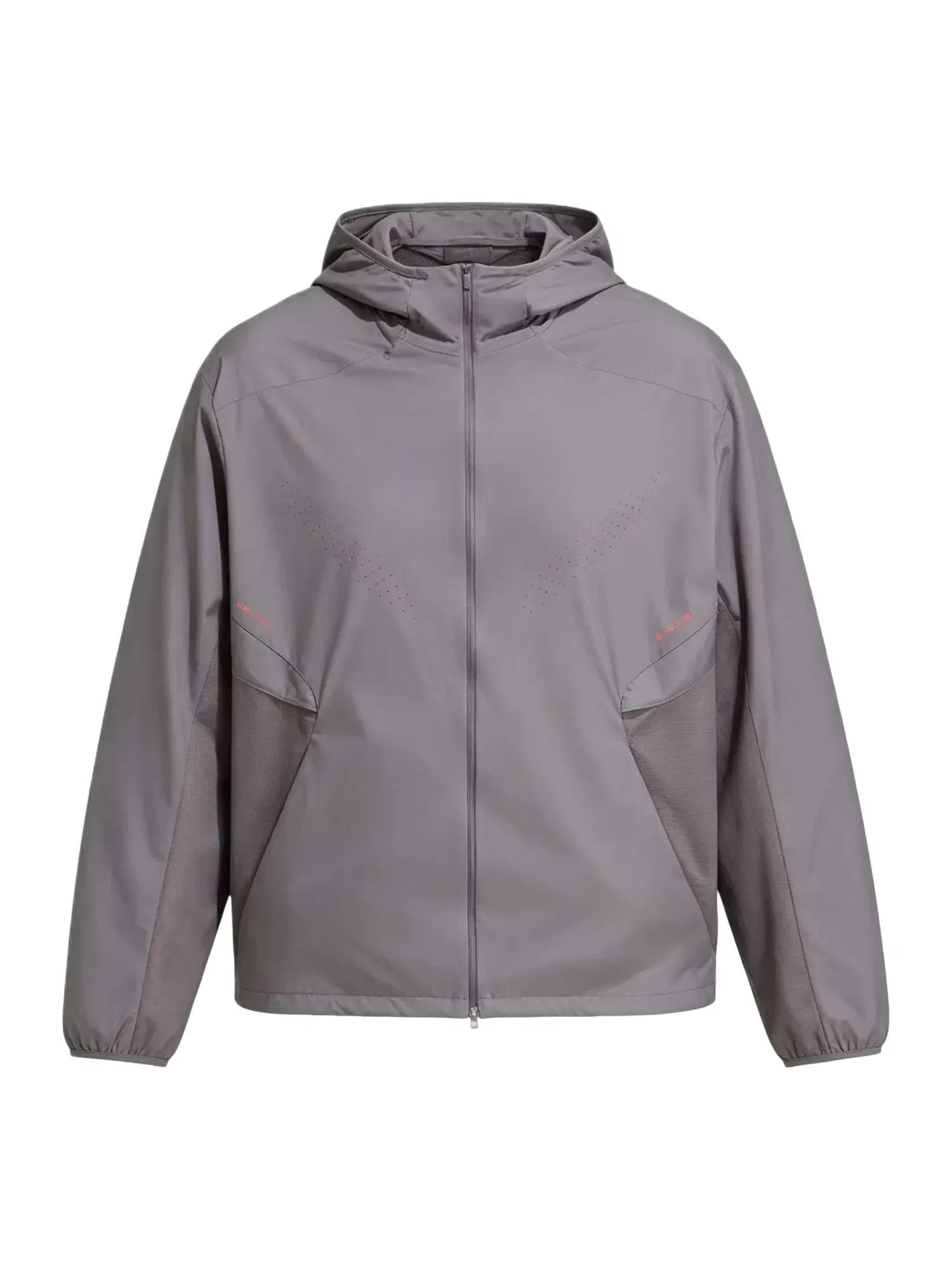 Мужская куртка из ткани с принтом DAY//Ø Woven Jacket Adidas — изображение 1 из 3, серый