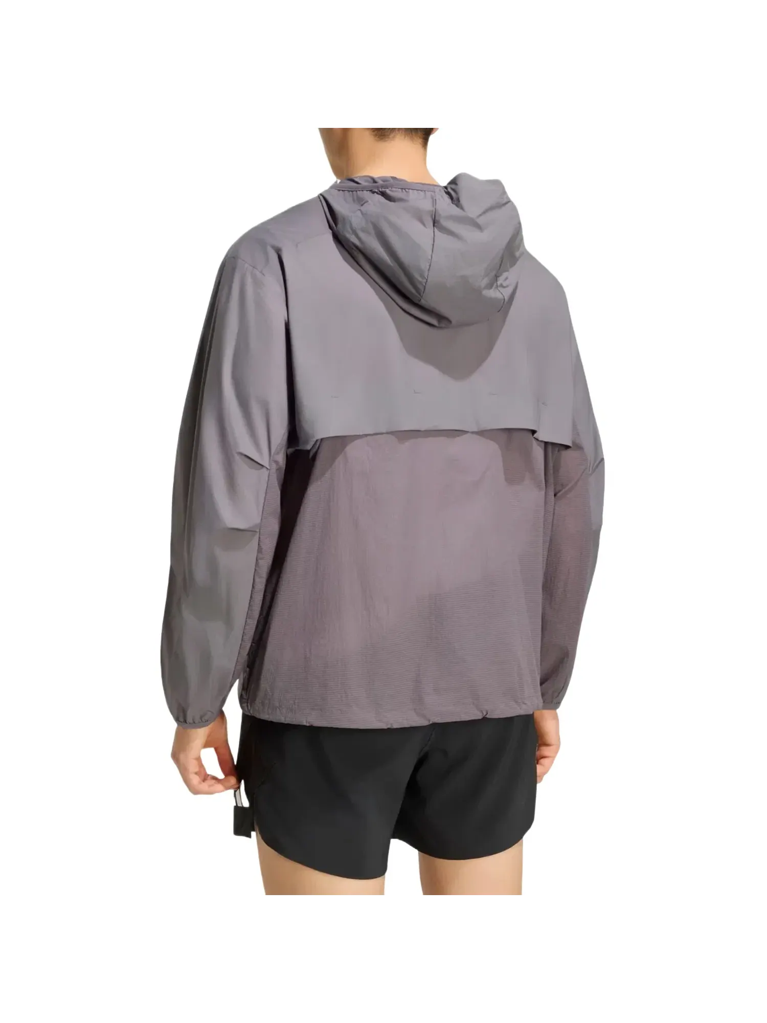 Мужская куртка из ткани с принтом DAY//Ø Woven Jacket Adidas — изображение 3 из 3, серый