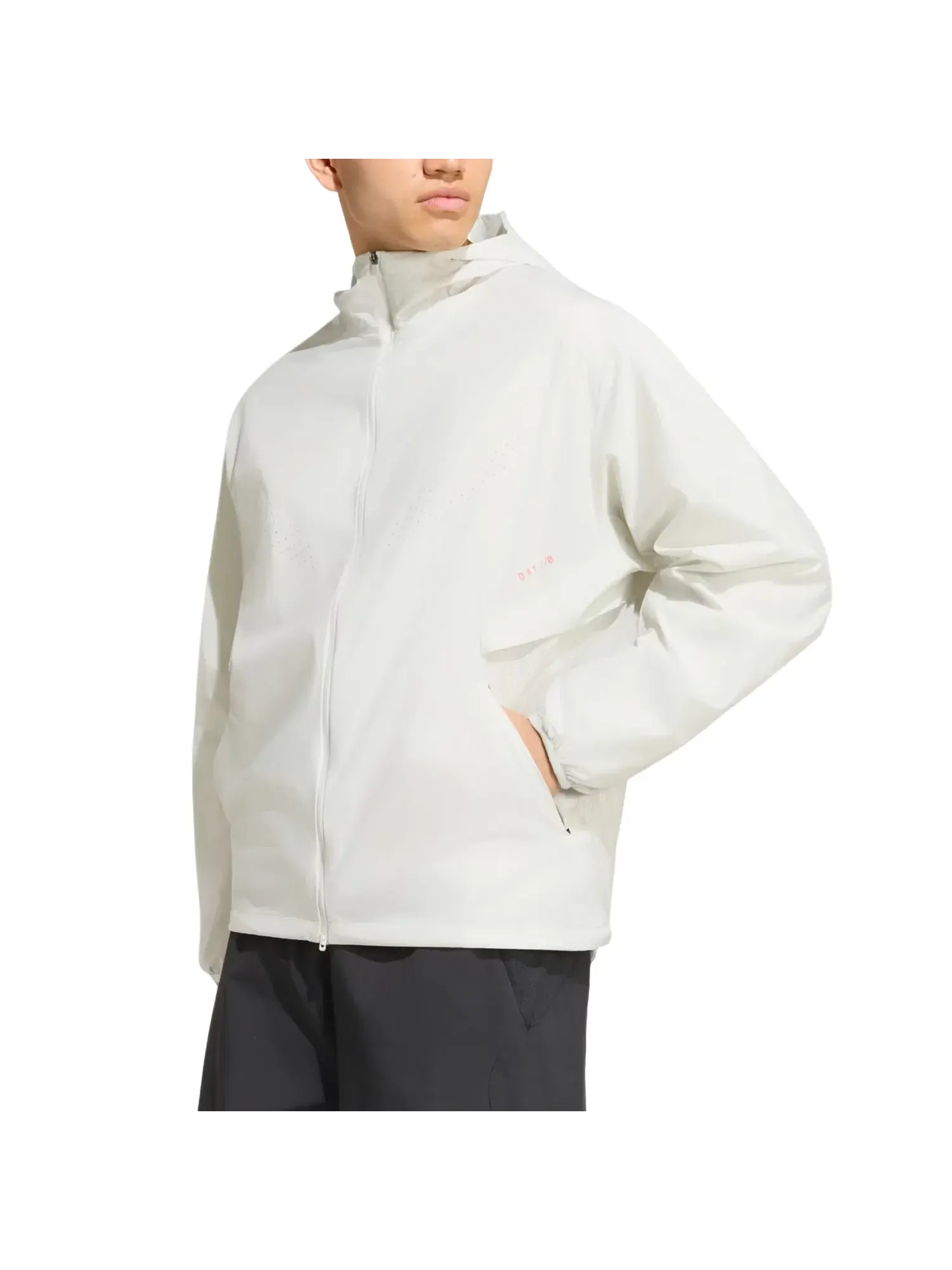Мужская куртка с длинным рукавом DAY//Ø Woven Jacket Adidas — изображение 2 из 3, белый