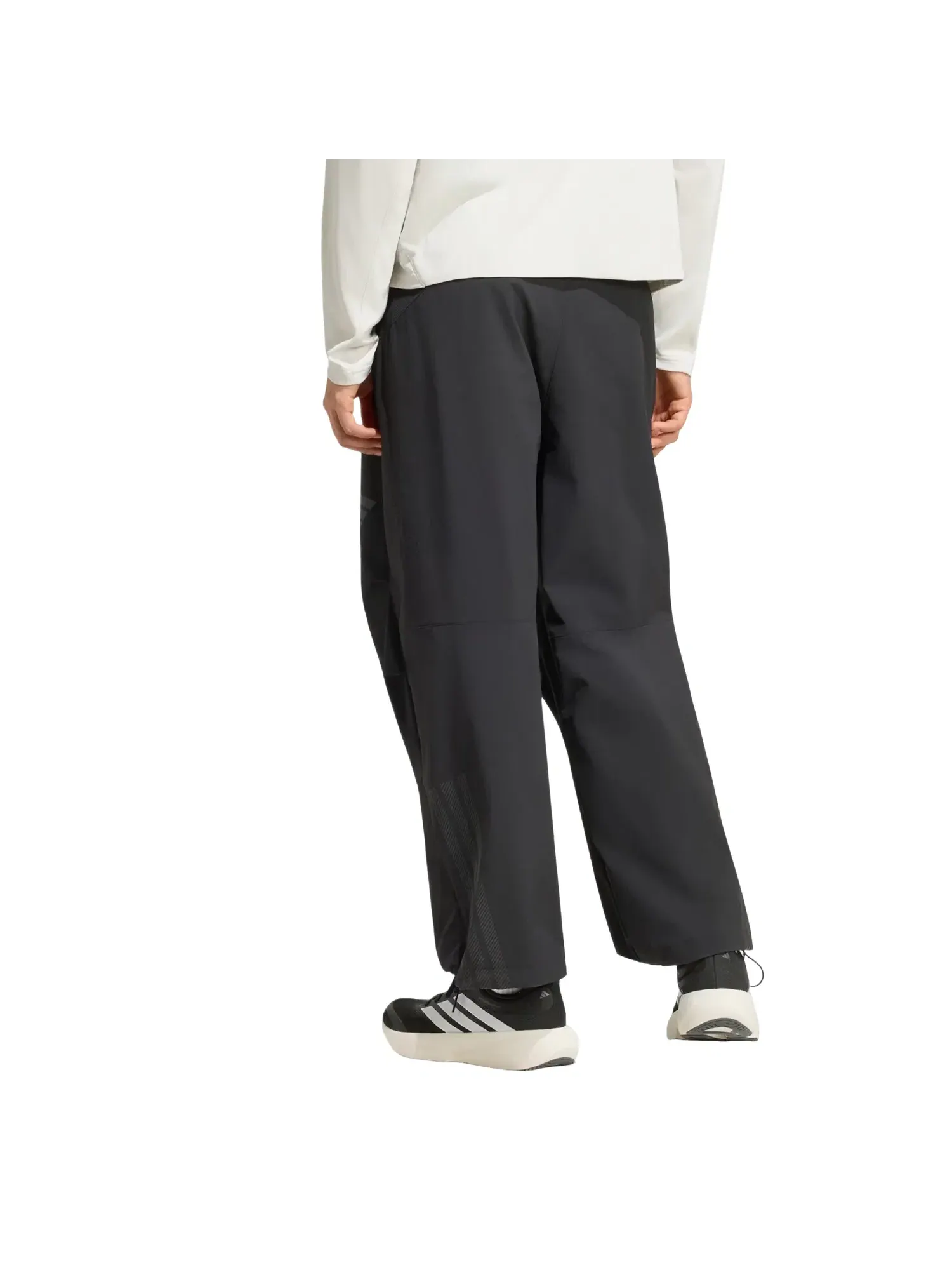 Мужские беговые штаны с принтом Adidas DAY//Ø Woven Pants Asia Sizing — изображение 3 из 3, черный
