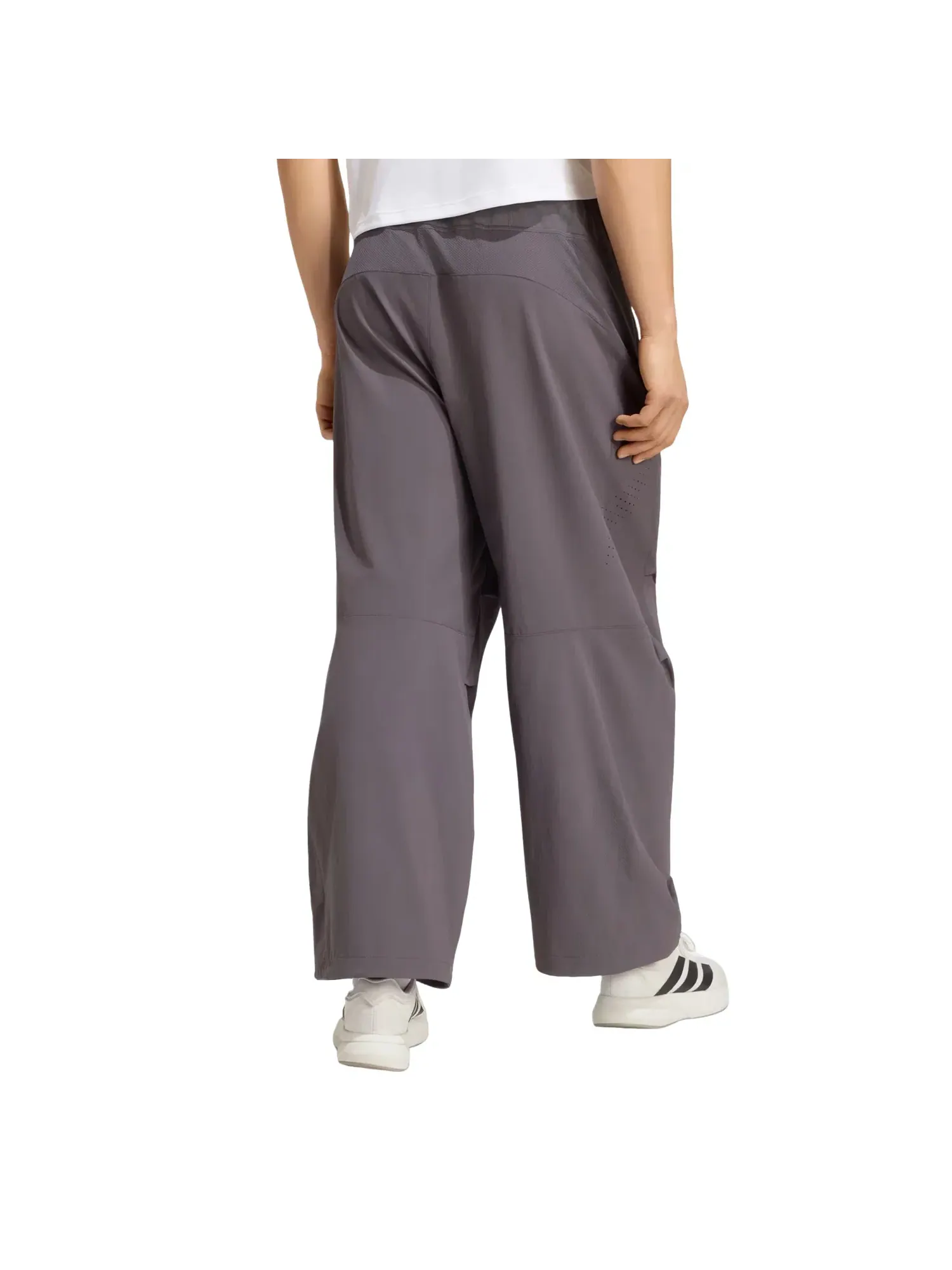 Мужские спортивные штаны для бега с принтом DAY//Ø Woven Pants Adidas — изображение 3 из 3, серый