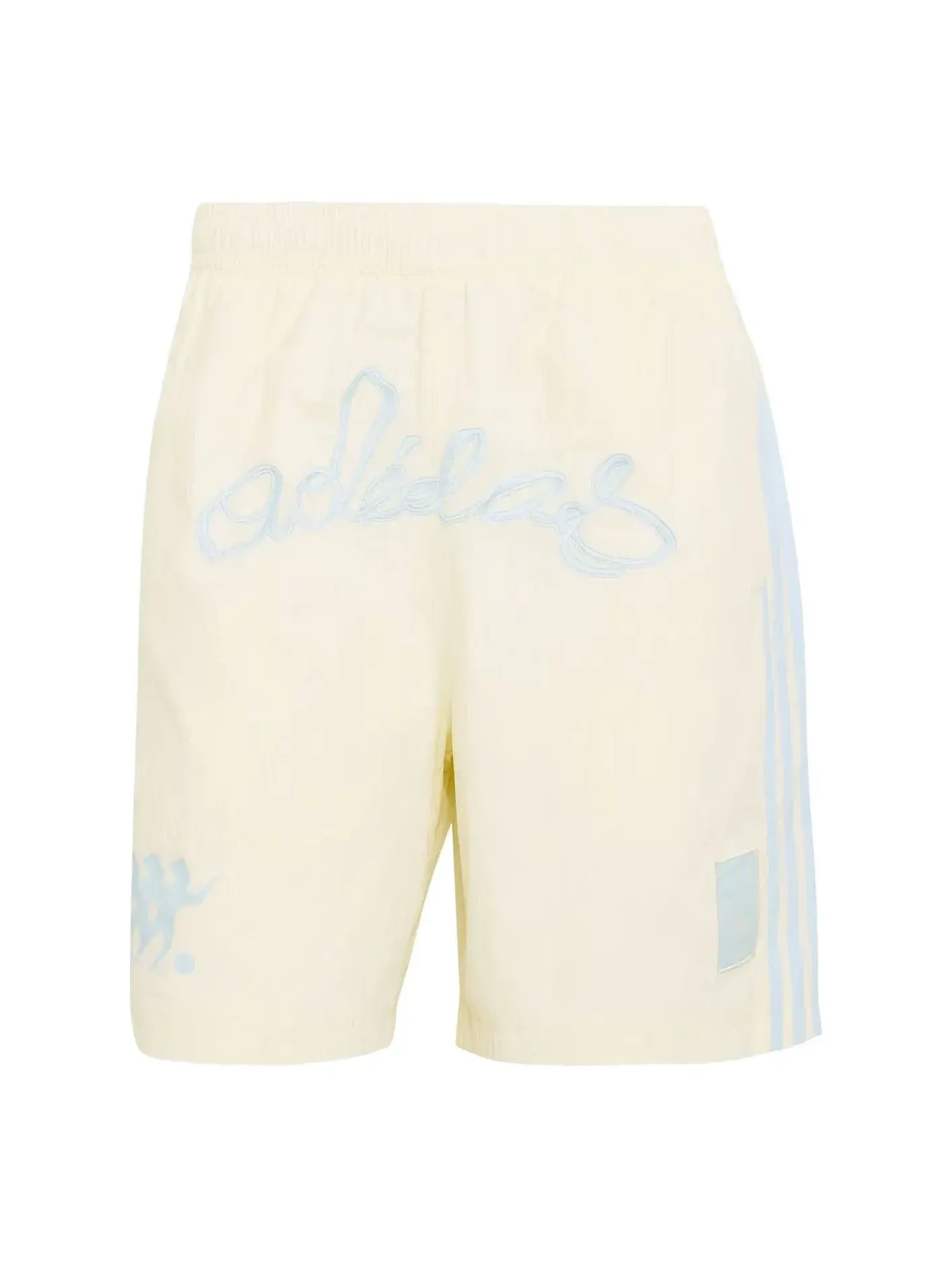 Шорты Adidas One World Graphic Short 'Cream White' — изображение 1 из 3, бежевый