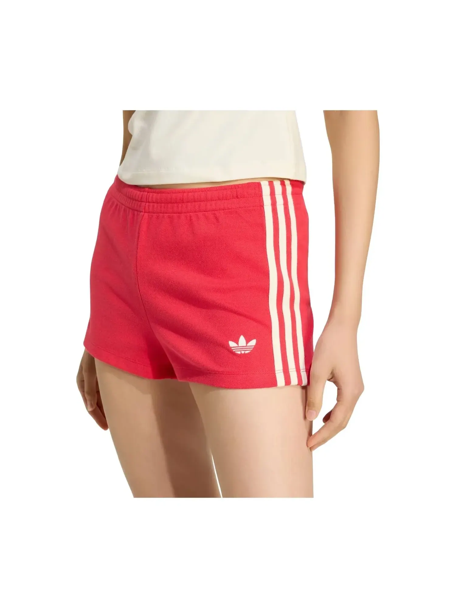 Шорты (WMNS) Adidas GFX Track Short 'Pure Ruby' — изображение 2 из 3, красный