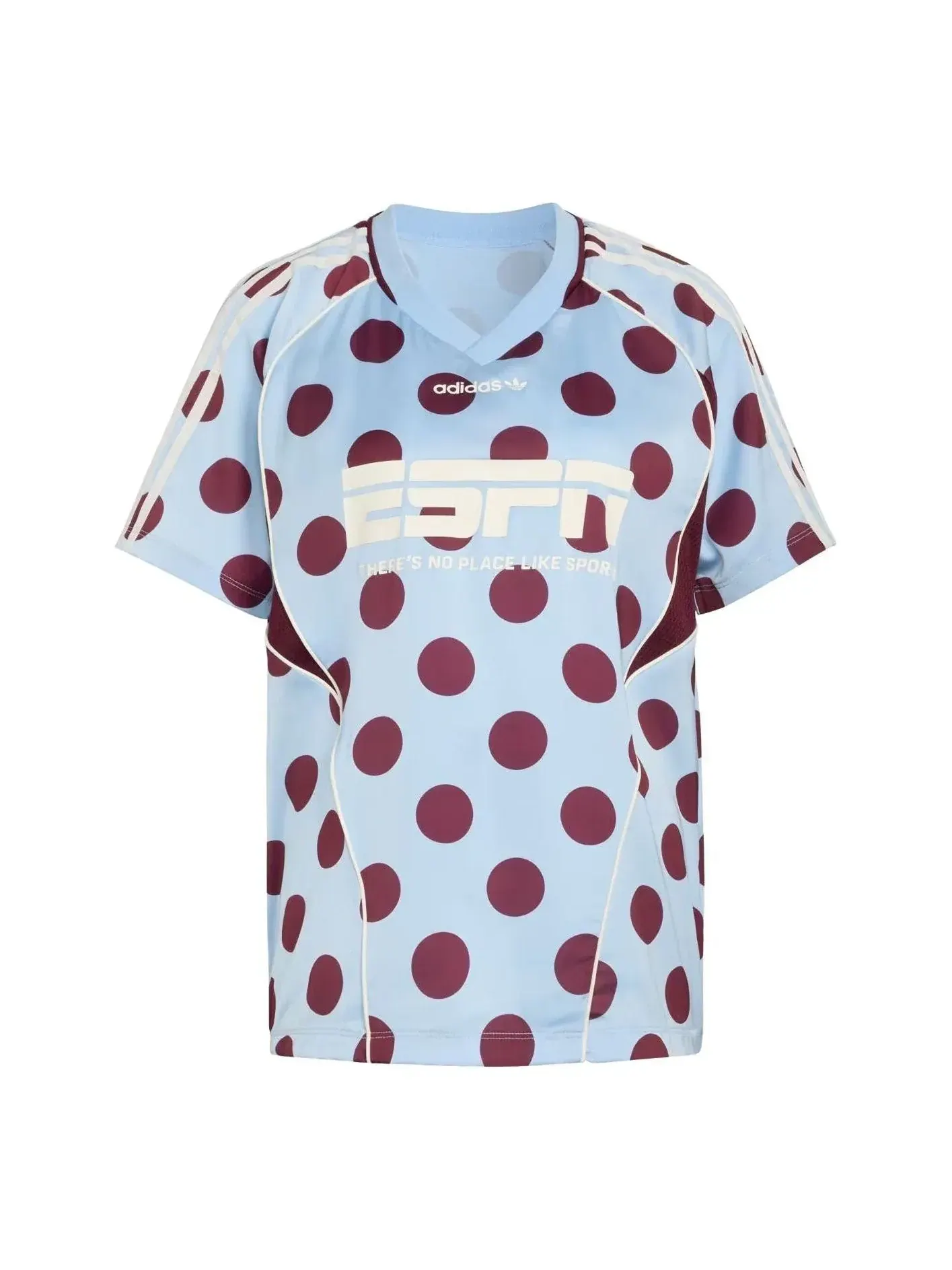 (WMNS) Футболка Adidas Street Jersey SS 'Clear Sky' — изображение 1 из 1, синий