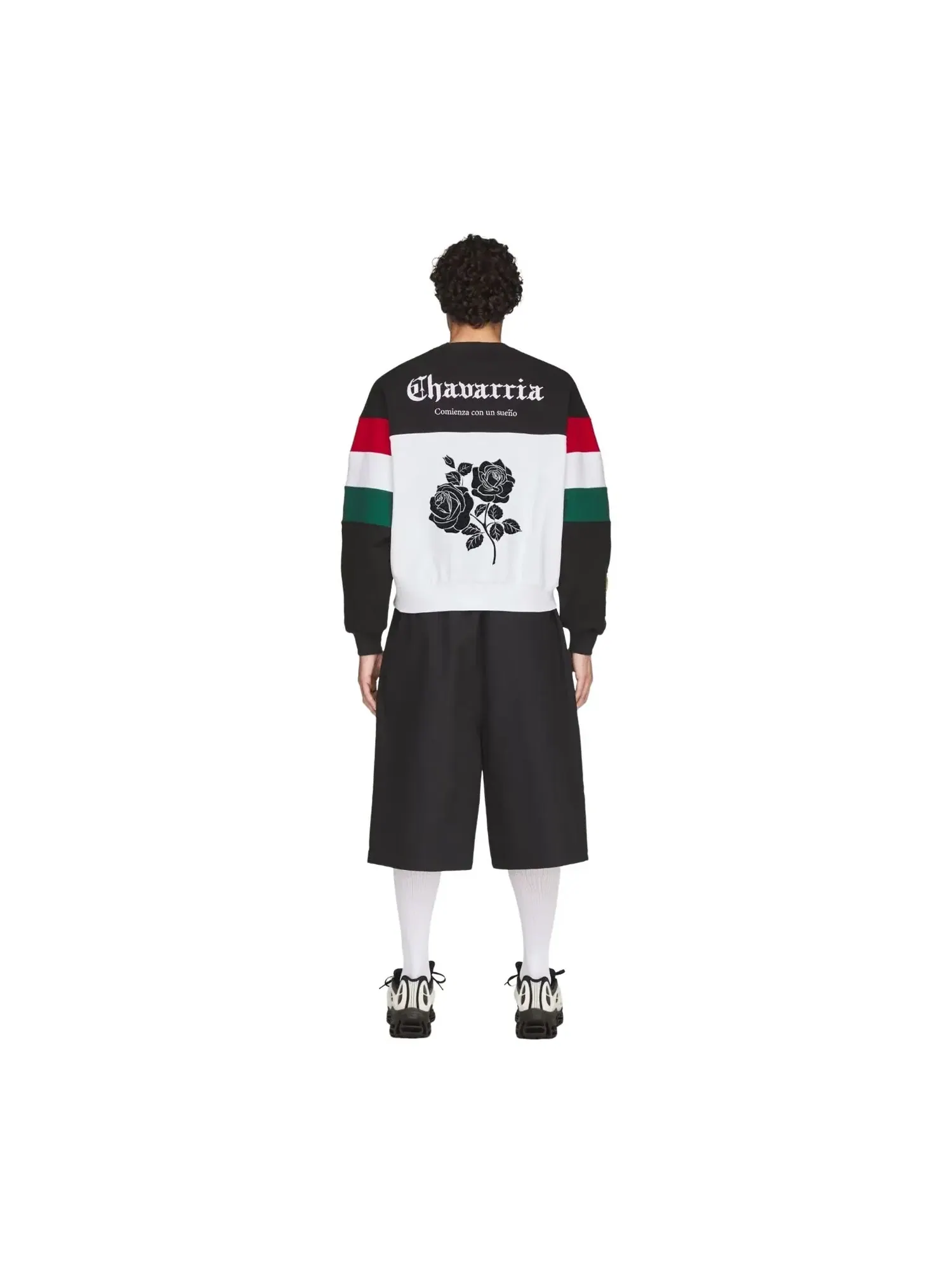 Мужской свитшот из футера Adidas x Chavarria — изображение 5 из 5, черный