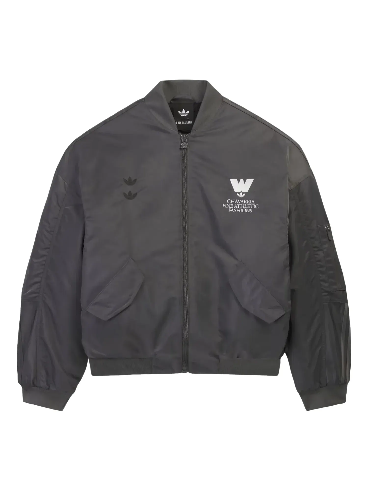 Куртка-бомбер Adidas x Chavarria 'Grey Six' KV2248 — изображение 1 из 2, серый