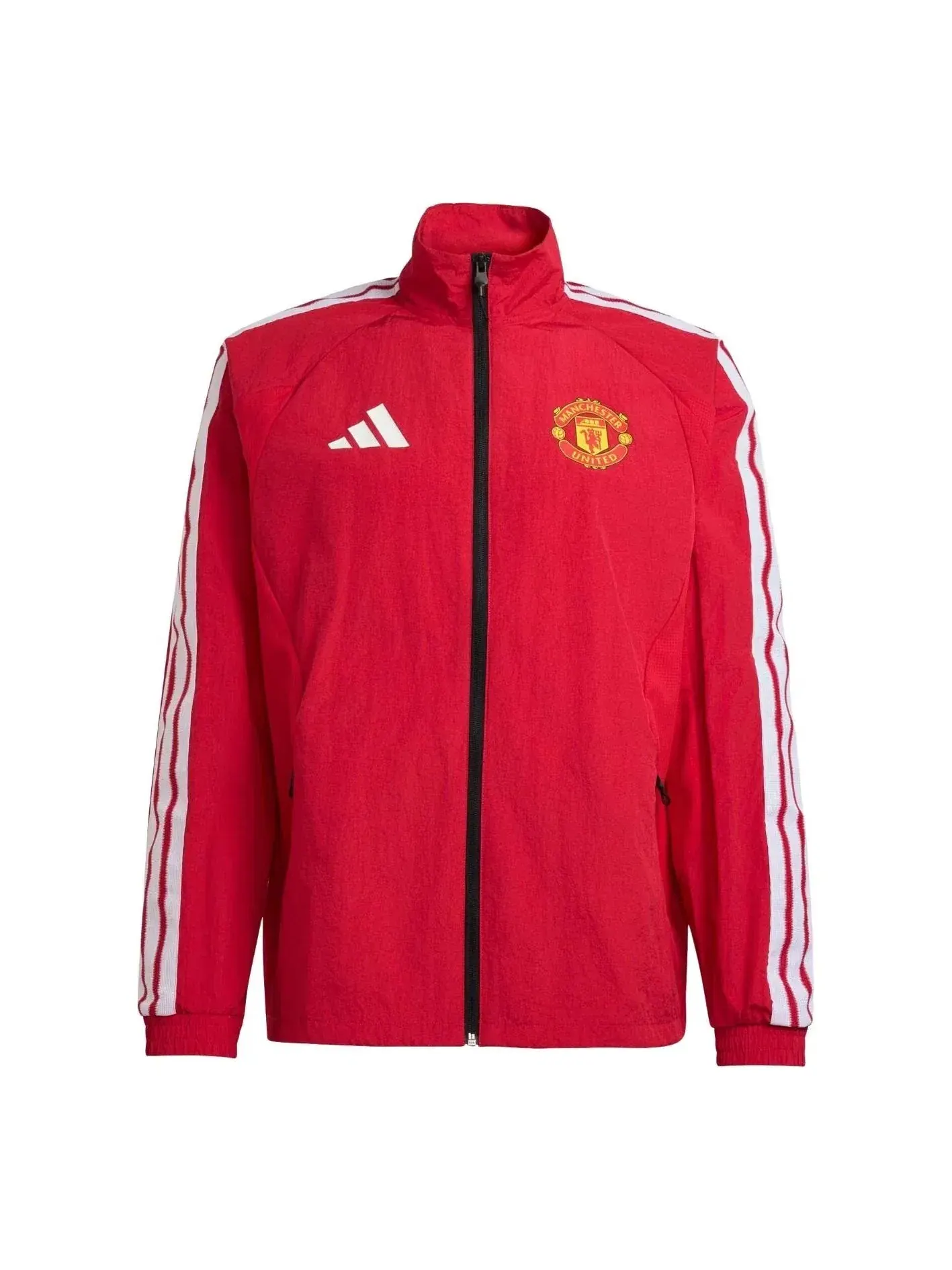 Домашняя куртка Adidas "Манчестер Юнайтед" Anthem — изображение 1 из 2, красный