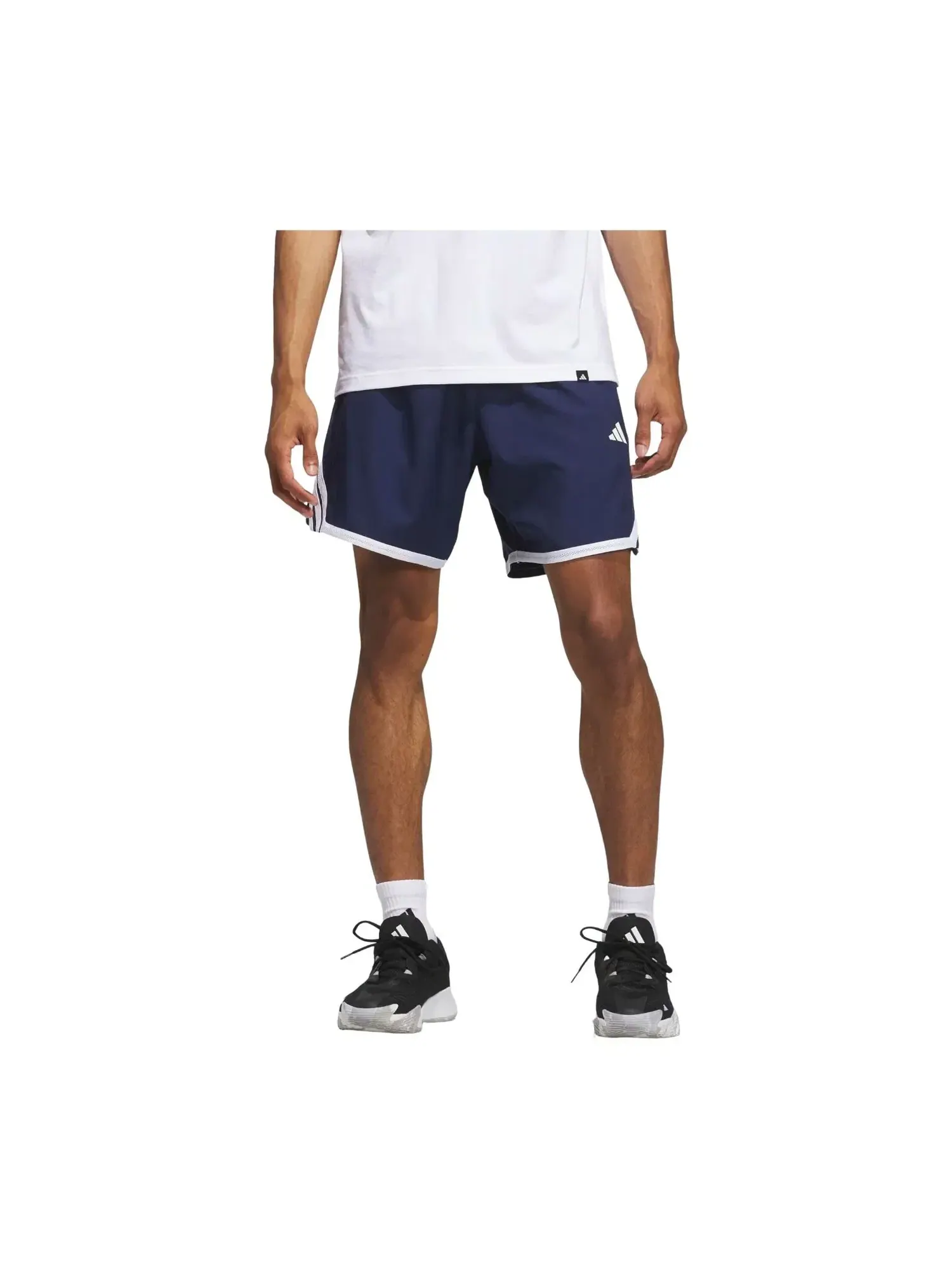 Мужские шорты с принтом Crazy Lite Shorts Adidas — изображение 4 из 5, синий