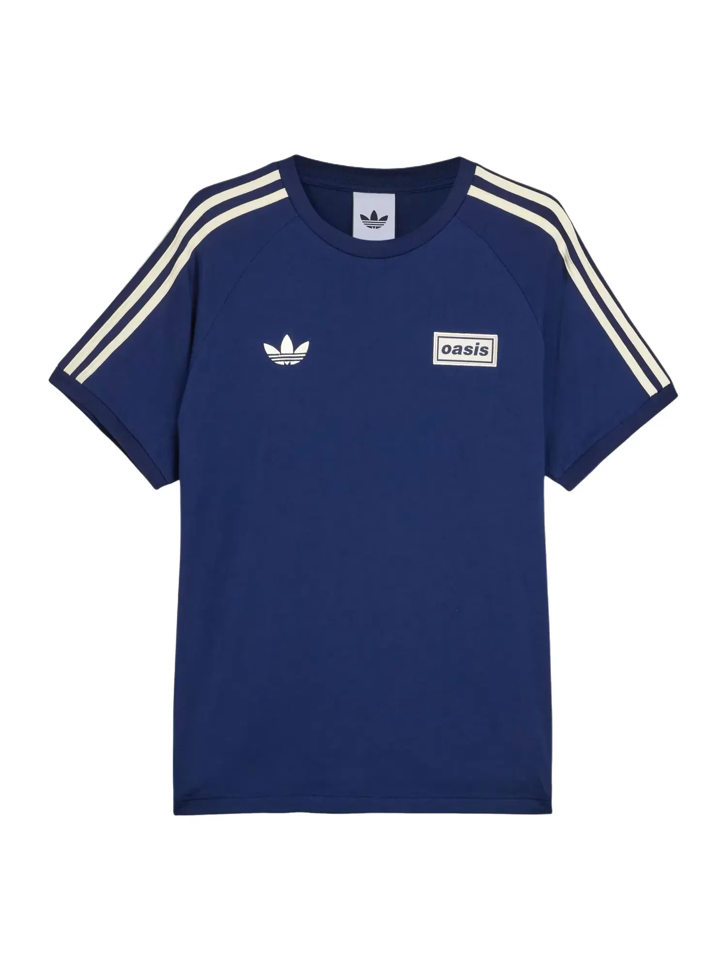 Футболка Adidas Tour Three Stripe 'Night Indigo Cream White' KW6282 — изображение 1 из 2, темно-синий