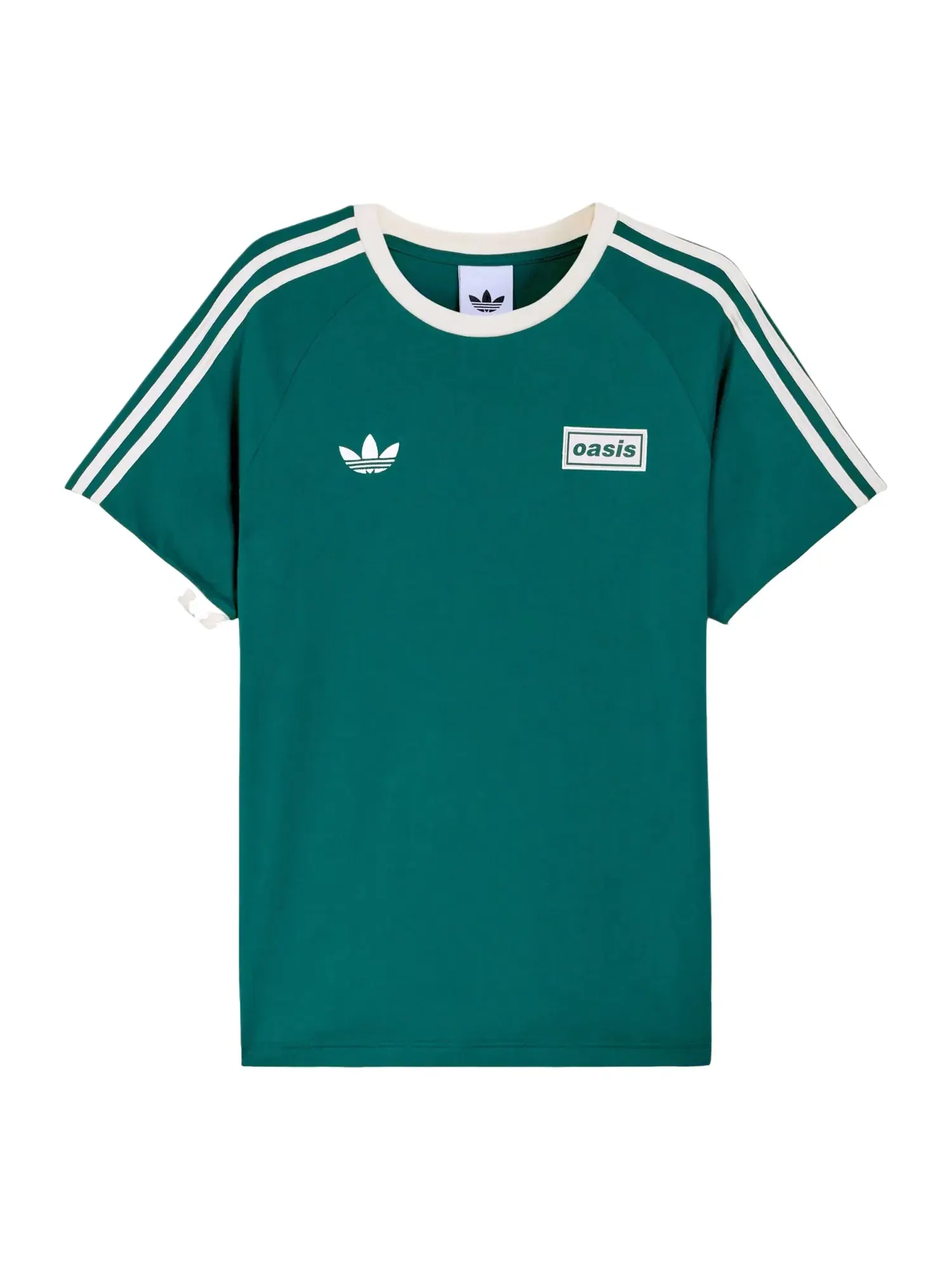 Футболка Adidas Tour Three Stripe 'Collegiate Green Cream White' KW6283 — изображение 1 из 2, зеленый